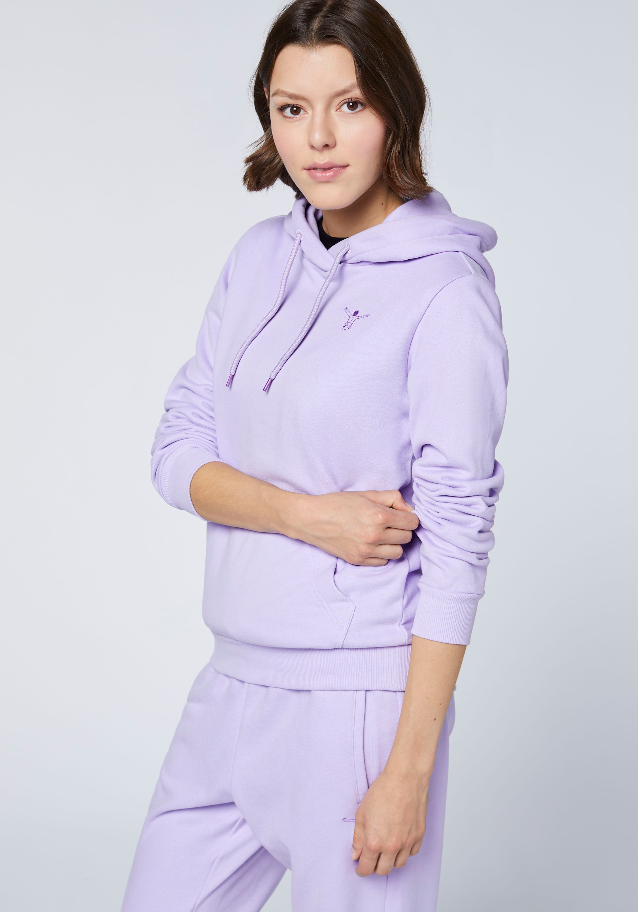 Chiemsee Kapuzensweatshirt , - mit gro&szlig;em, tonalen Logo Rubber Print auf dem R&uuml;cken<br/>
