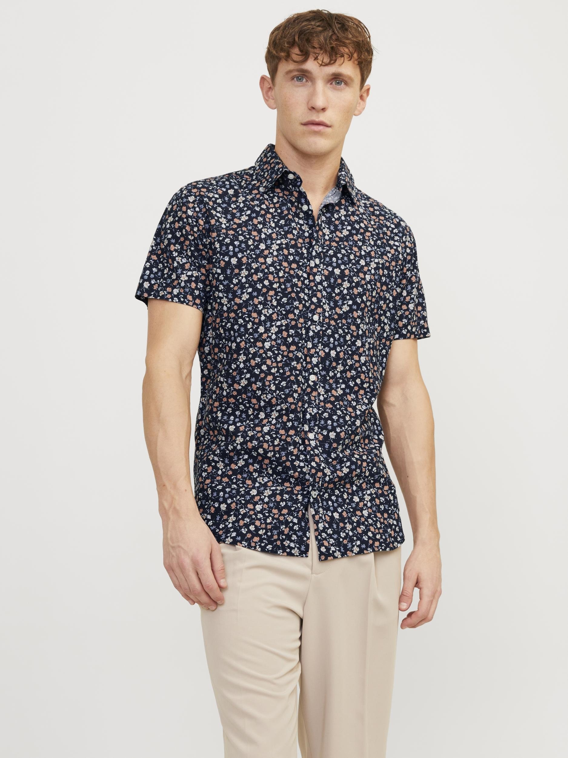 Jack & Jones Kurzarmhemd »JPRBLASUMMER PRINT SHIRT S/S SS24 SN«