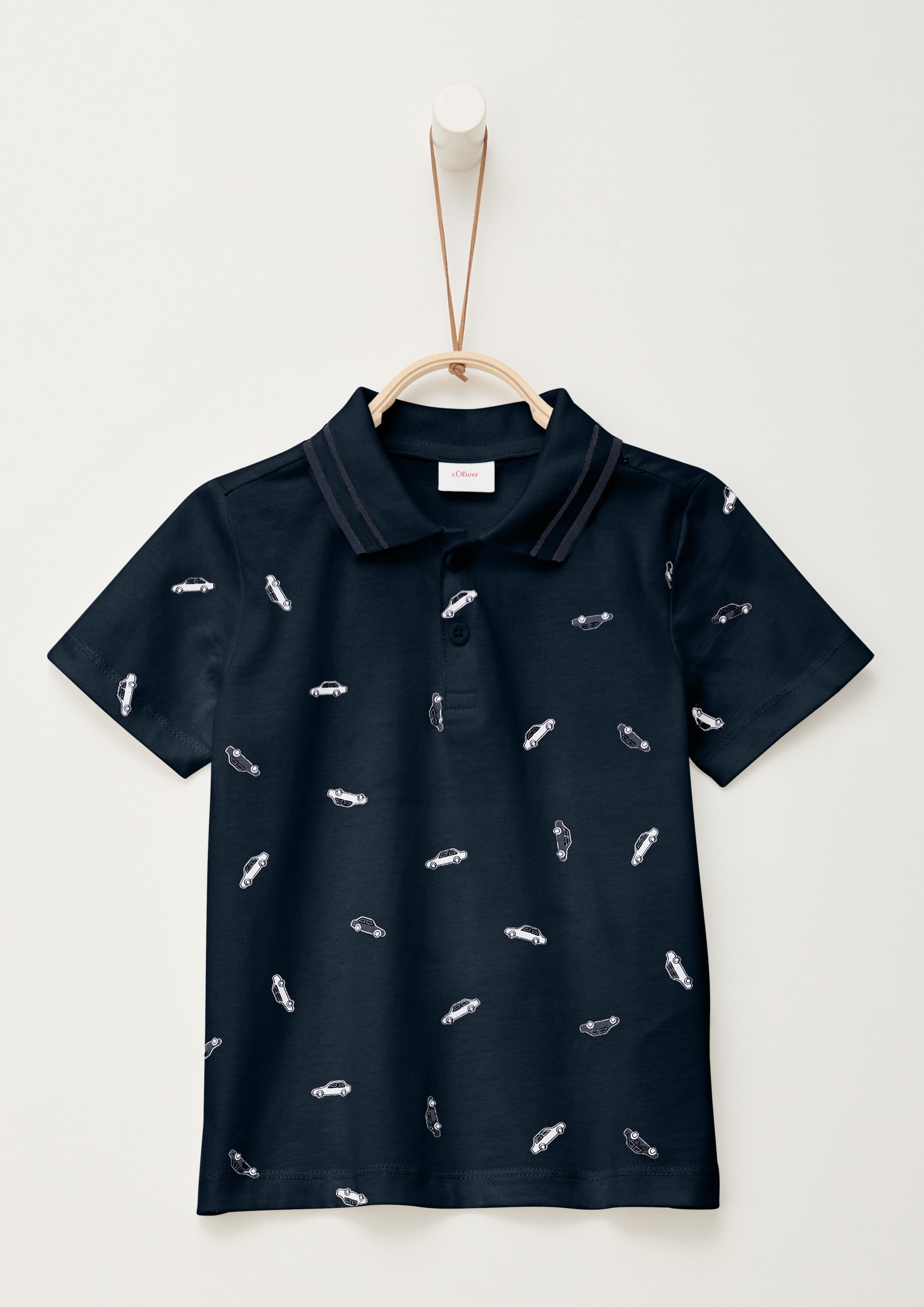 s.Oliver Junior Poloshirt, mit All-Over Print