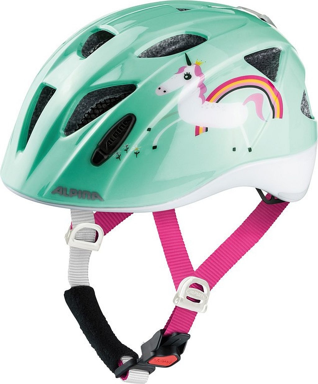 Kinderfahrradhelm »Kinder-Helm Ximo Flash mint unicorn«