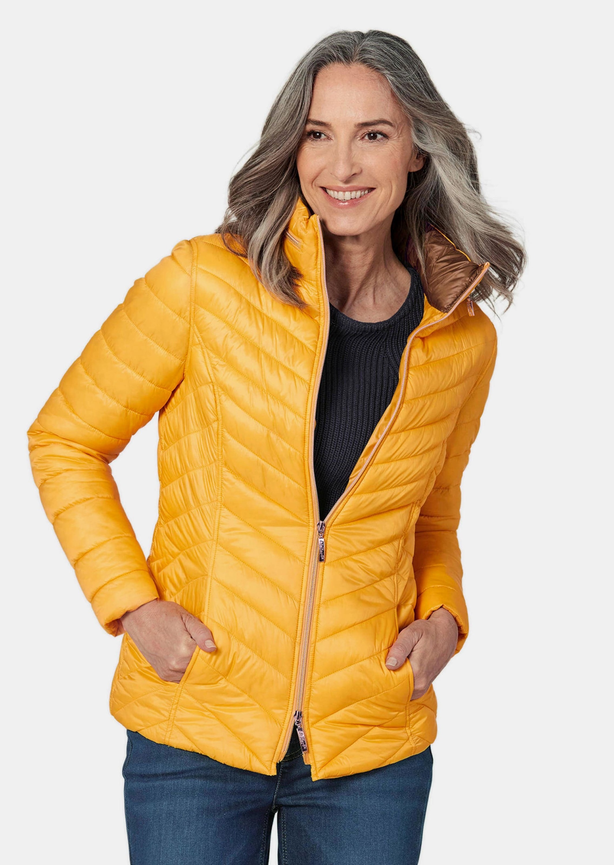 GOLDNER Steppjacke »Steppjacke Leichte Steppjacke in knitterarmer Ware«