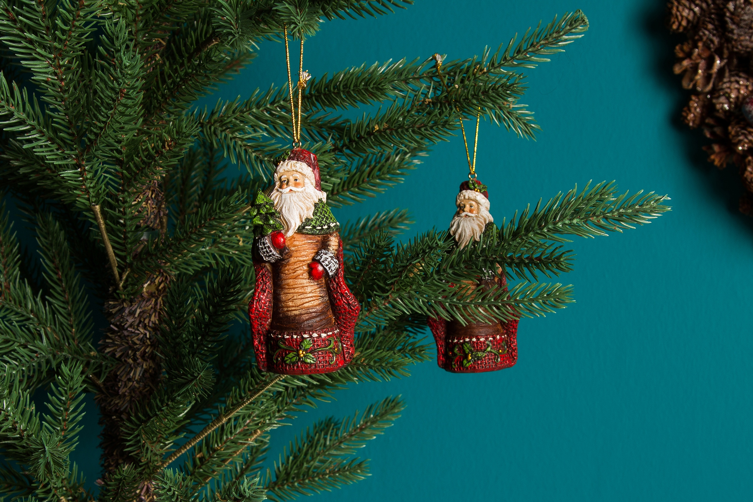 Myflair Möbel & Accessoires Weihnachtsmann »Weihnachtsdeko rot«,  Baumschmuck zum Aufhängen, Höhe ca. 10 cm bequem bestellen