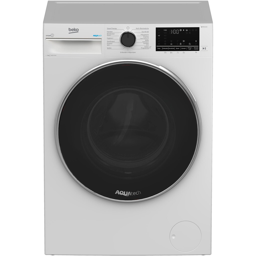 BEKO Waschmaschine »B5WFT594138W«, B5WFT594138W, 9 kg, 1400 U/min