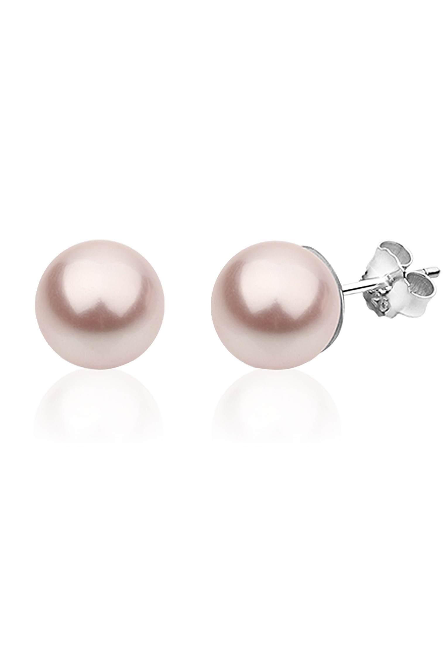 Nenalina Paar Ohrstecker »Ohrringe Basic Synthetische Perle 925 Silber«