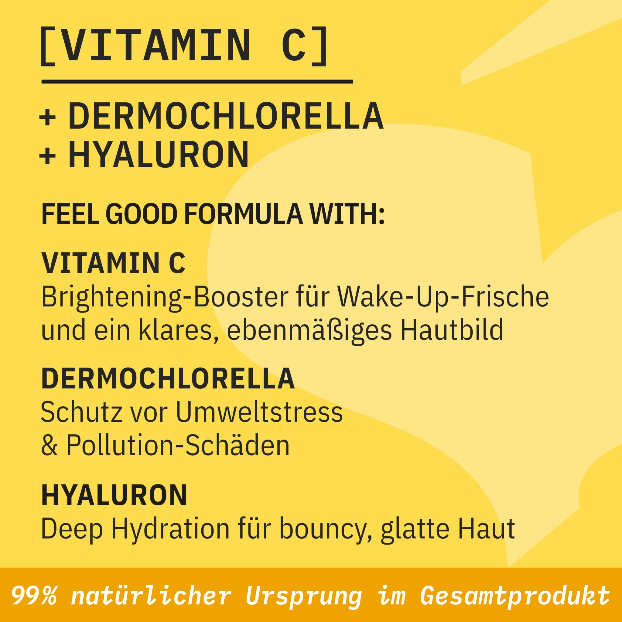 SANTE Gesichtsserum »C U GLOWING SERUM« für alle Hauttypen geeignet, mit Vitamin C, flüssige Textur, vegan