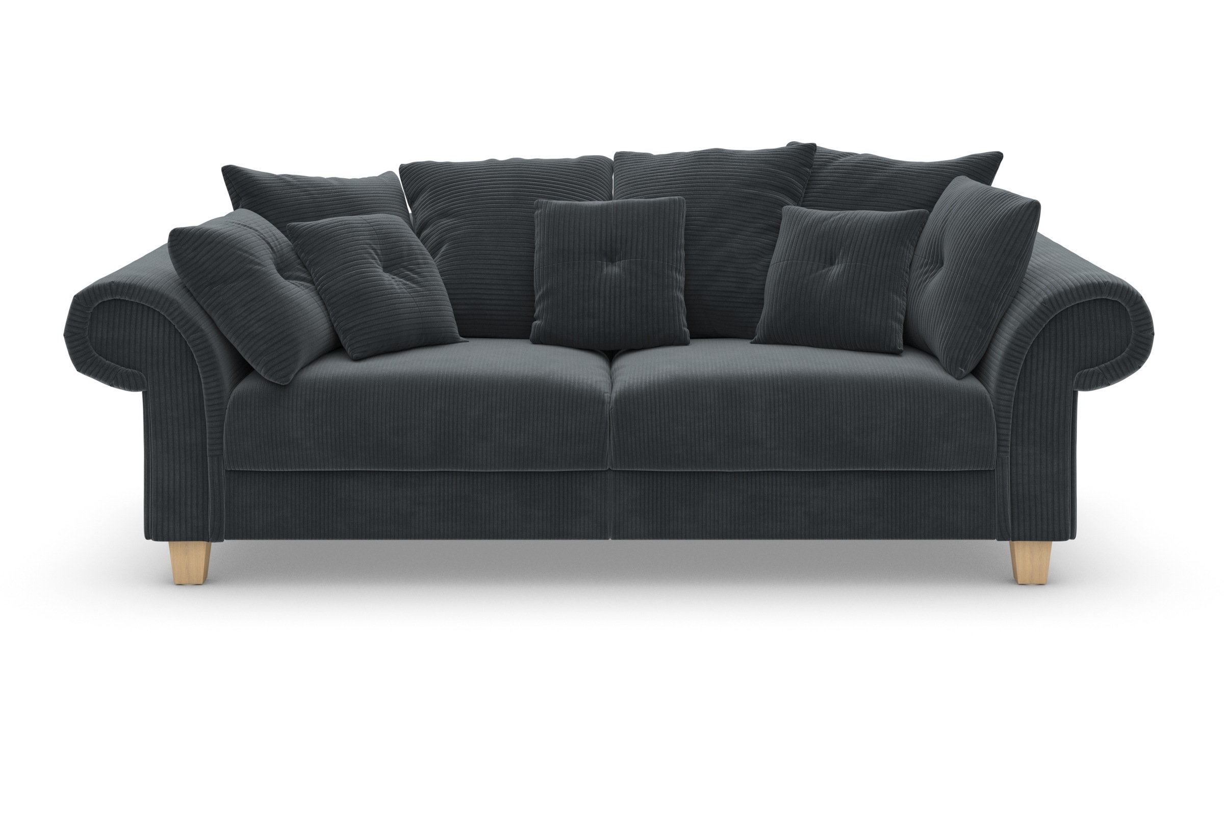 Home affaire Big-Sofa kuschelige und Design, Megasofa«, online Kissen Sitzkomfort zeitlosem mit UNIVERSAL viele (2 »Queenie | weichem bestellen St.)