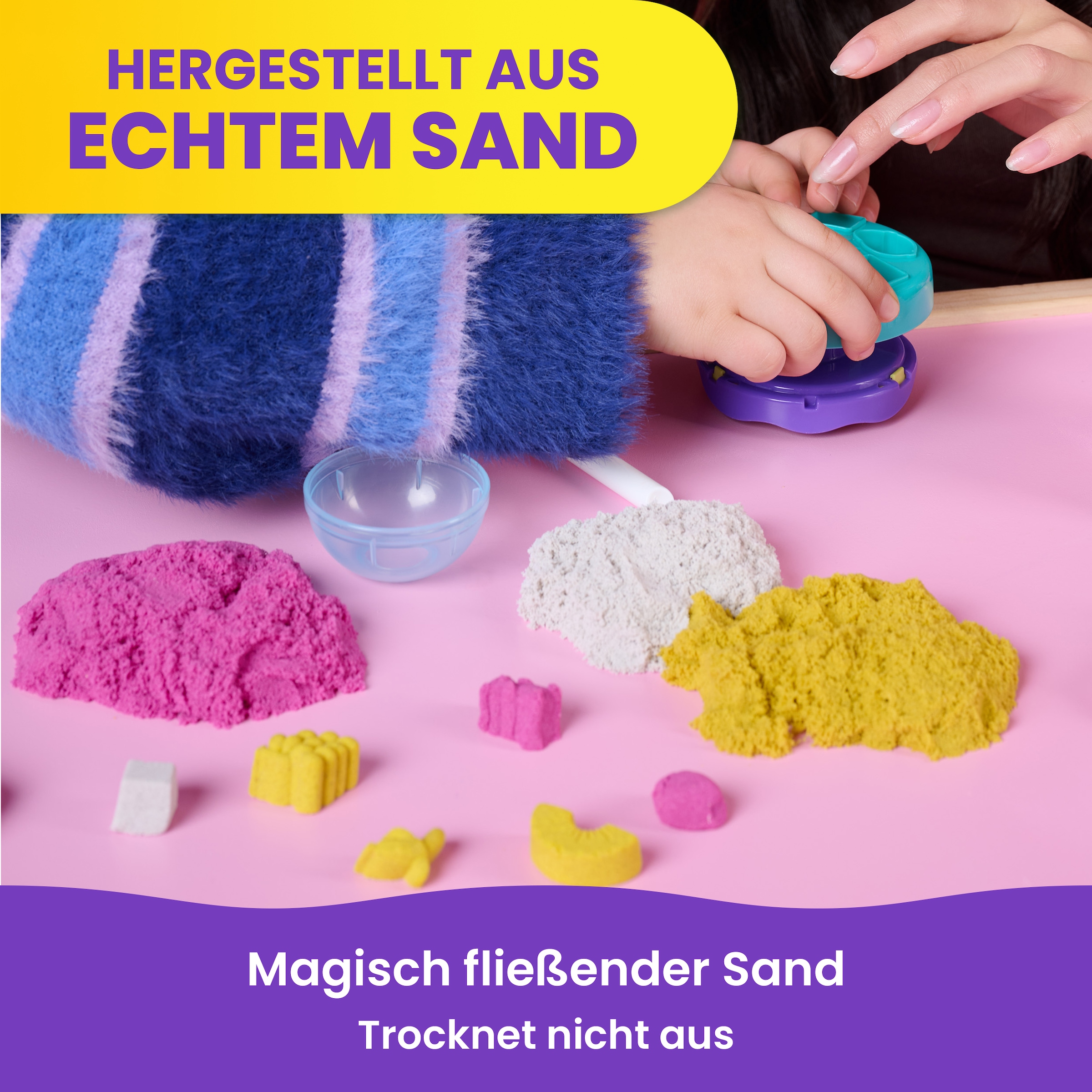 Spin Master Kreativset »Kinetic Sand - Smoothie Mixer Spielset«