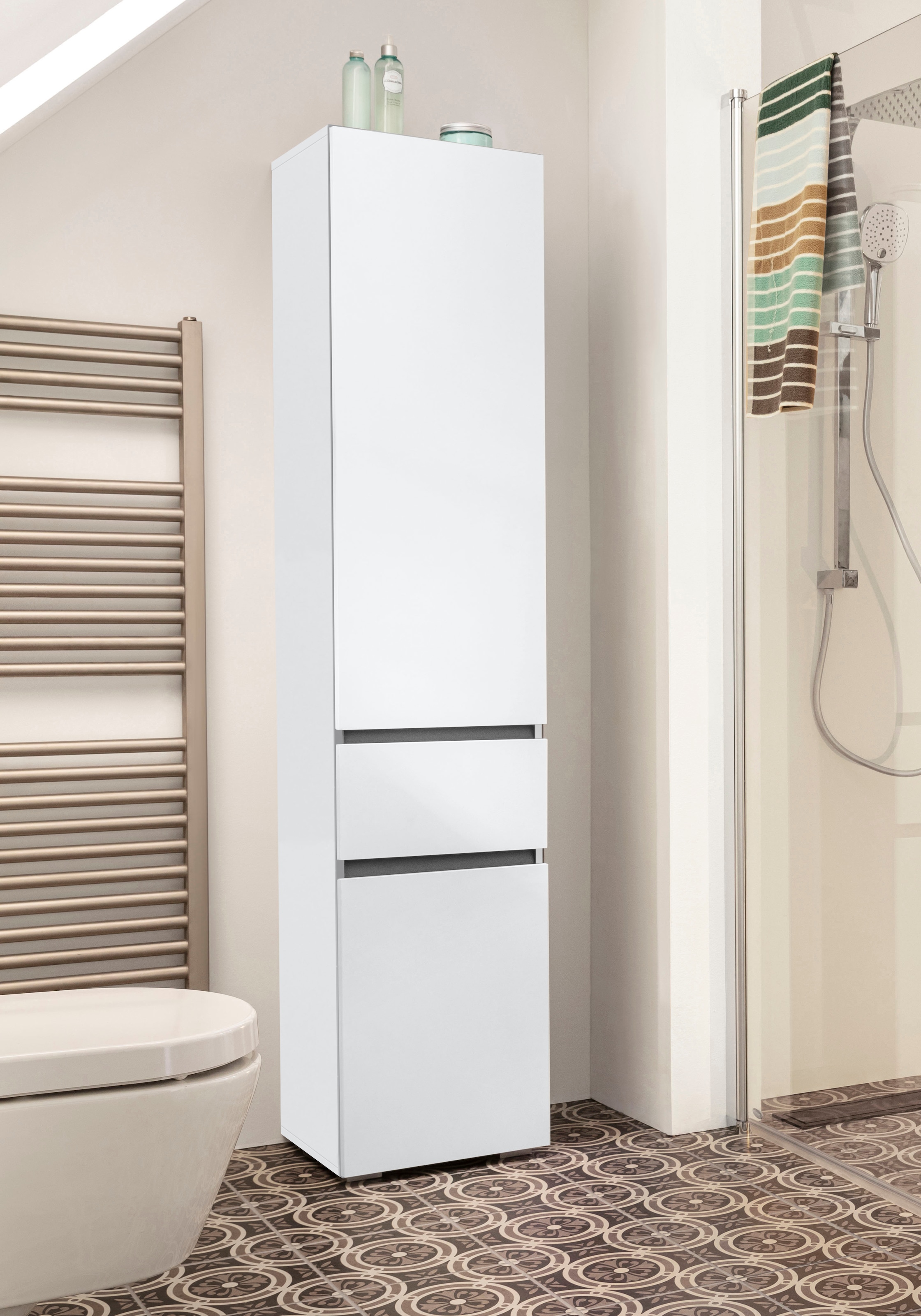 Home affaire Hochschrank »Wisla« Höhe 180 cm, mit Türen & Schubkasten