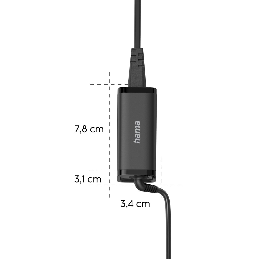 Hama Funksteckdose »Smarte WLAN-Steckdose, 3.680W, sprach-/appgesteuert, 3er-Pack, Matter« maximaler Berührungsschutz
