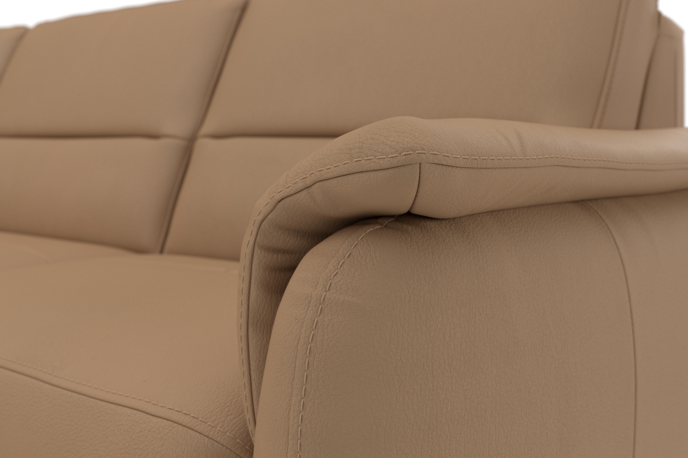 Home affaire Ecksofa »Palmera L-Form, B: 244 cm - OTTO. Verlässliche Qualität.« optional Schlaffunktion & Bettkasten, Federkern