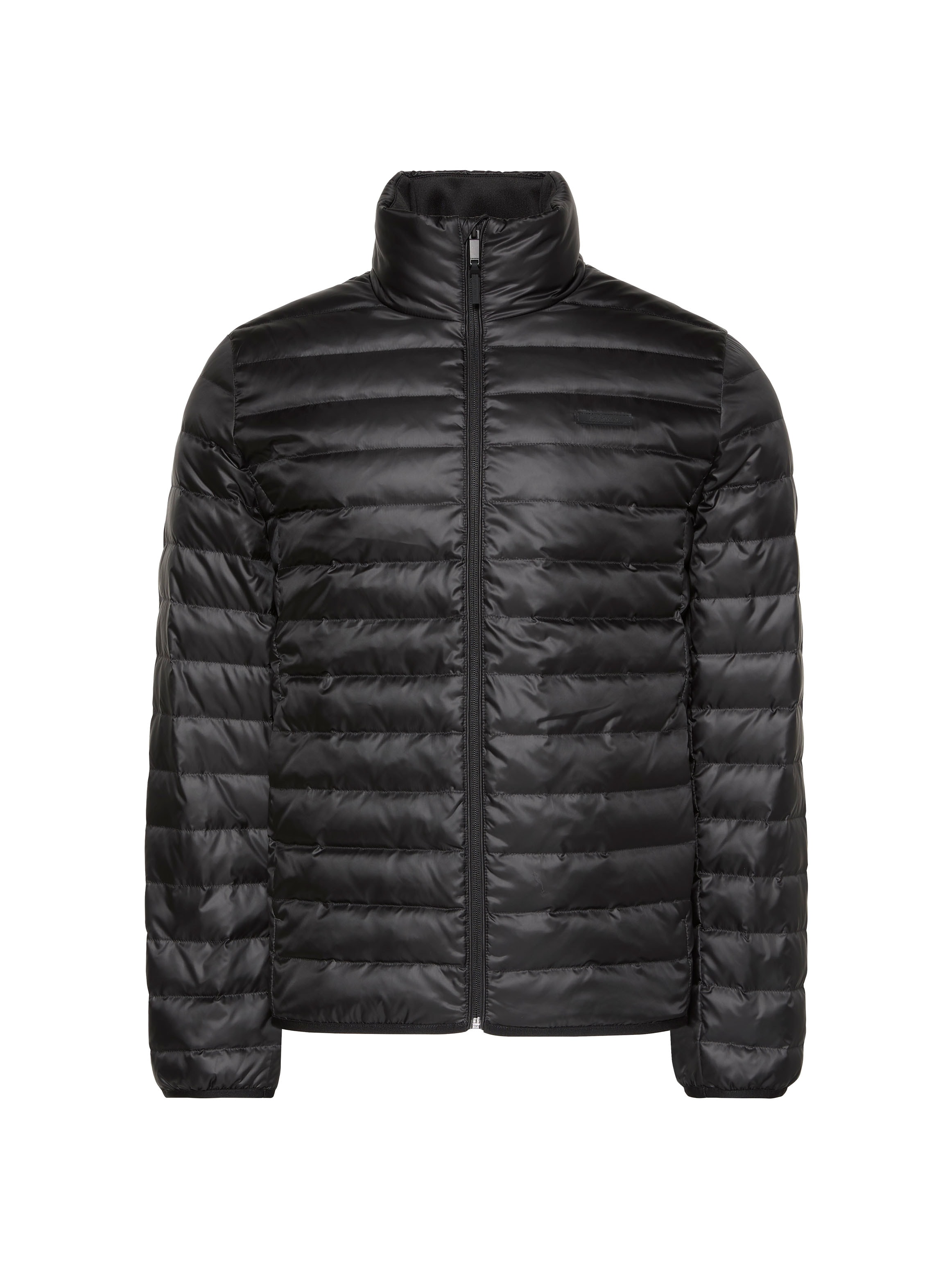 Calvin Klein Steppjacke »LS LT WT NYLN CHNNLD« ohne Kapuze Mit Rundhalsausschnitt