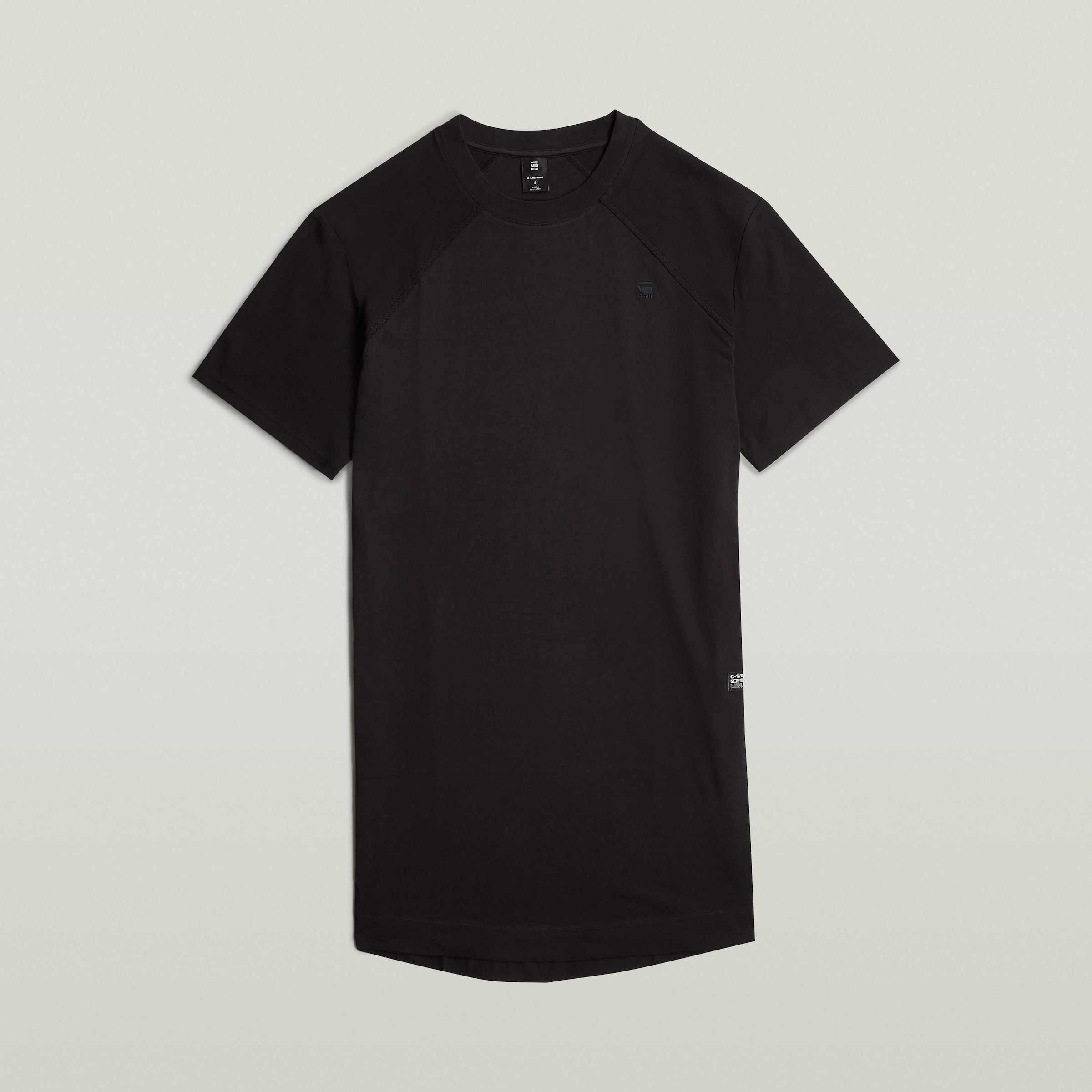 G-STAR Shirtkleid »Saddle sl loose t dress wmn«, mit Logo Stickerei