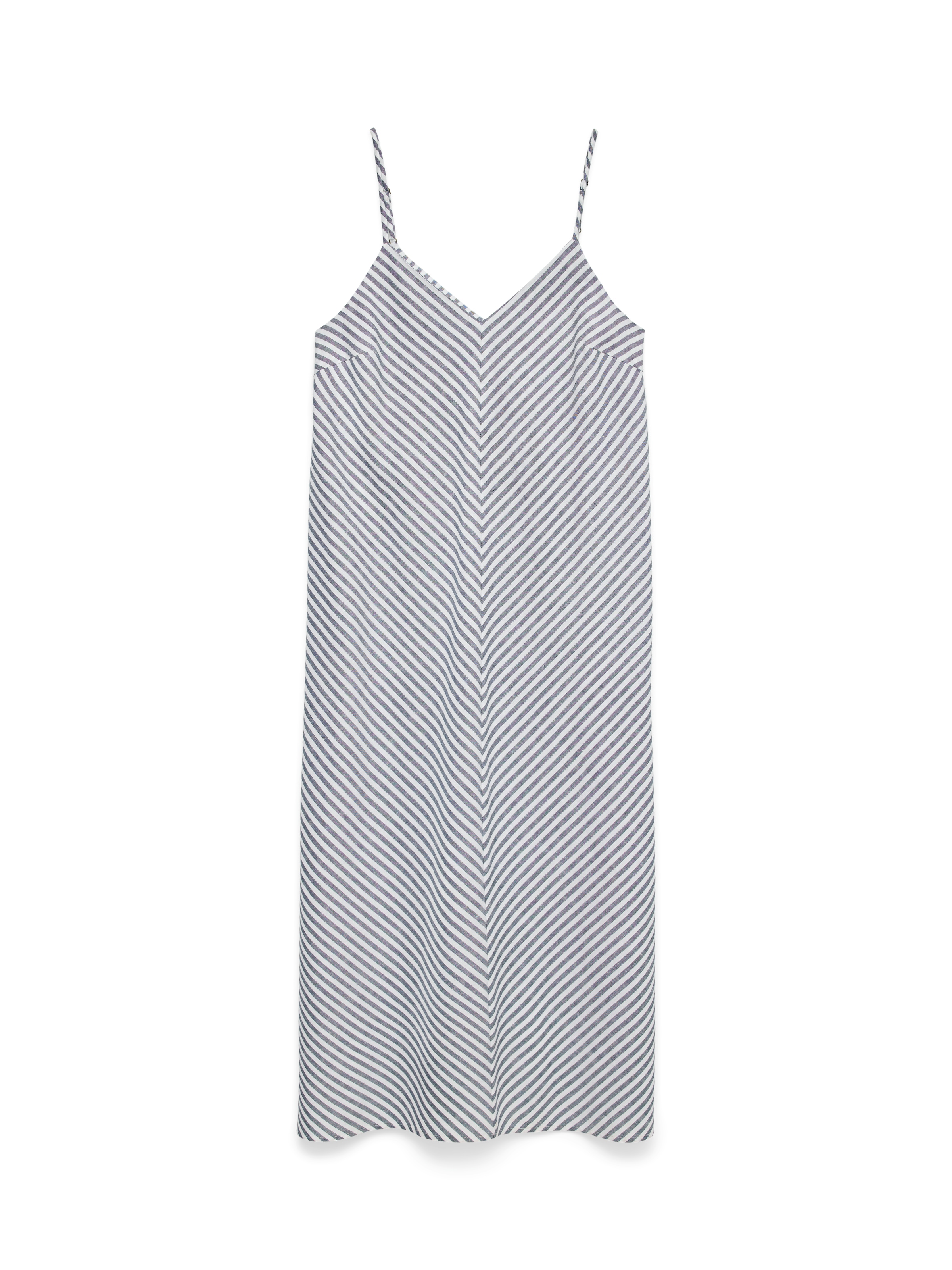 Vero Moda Trägerkleid »VMSELMA 7/8 SINGLET DRESS NOOS« Baumwollmischung, mit Leinen, verstellbare Spaghettiträger