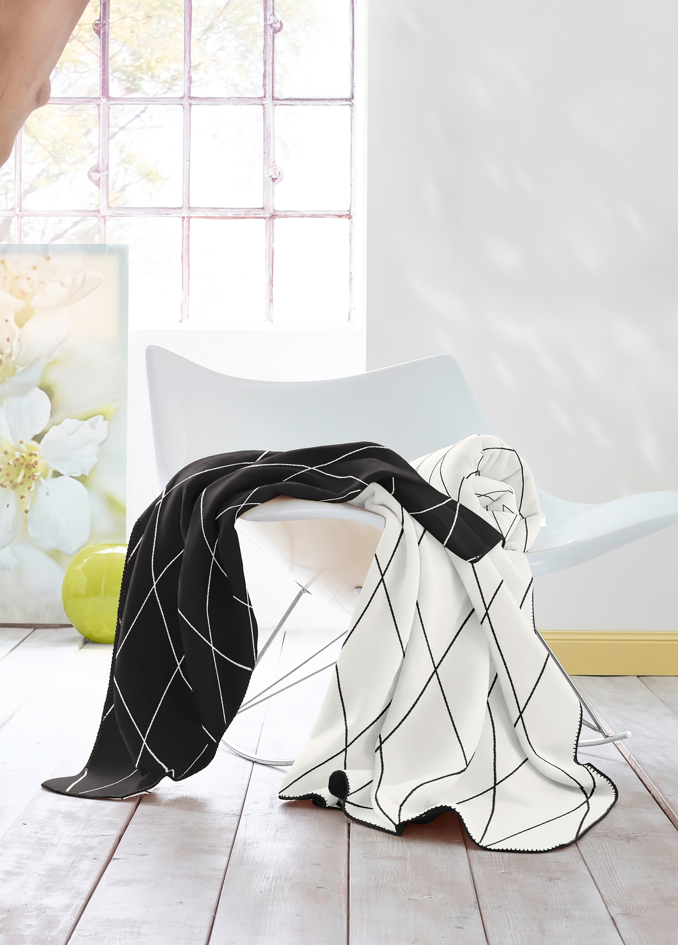 andas Wohndecke »Andas« Wendewohndecke mit modernem Zierstich