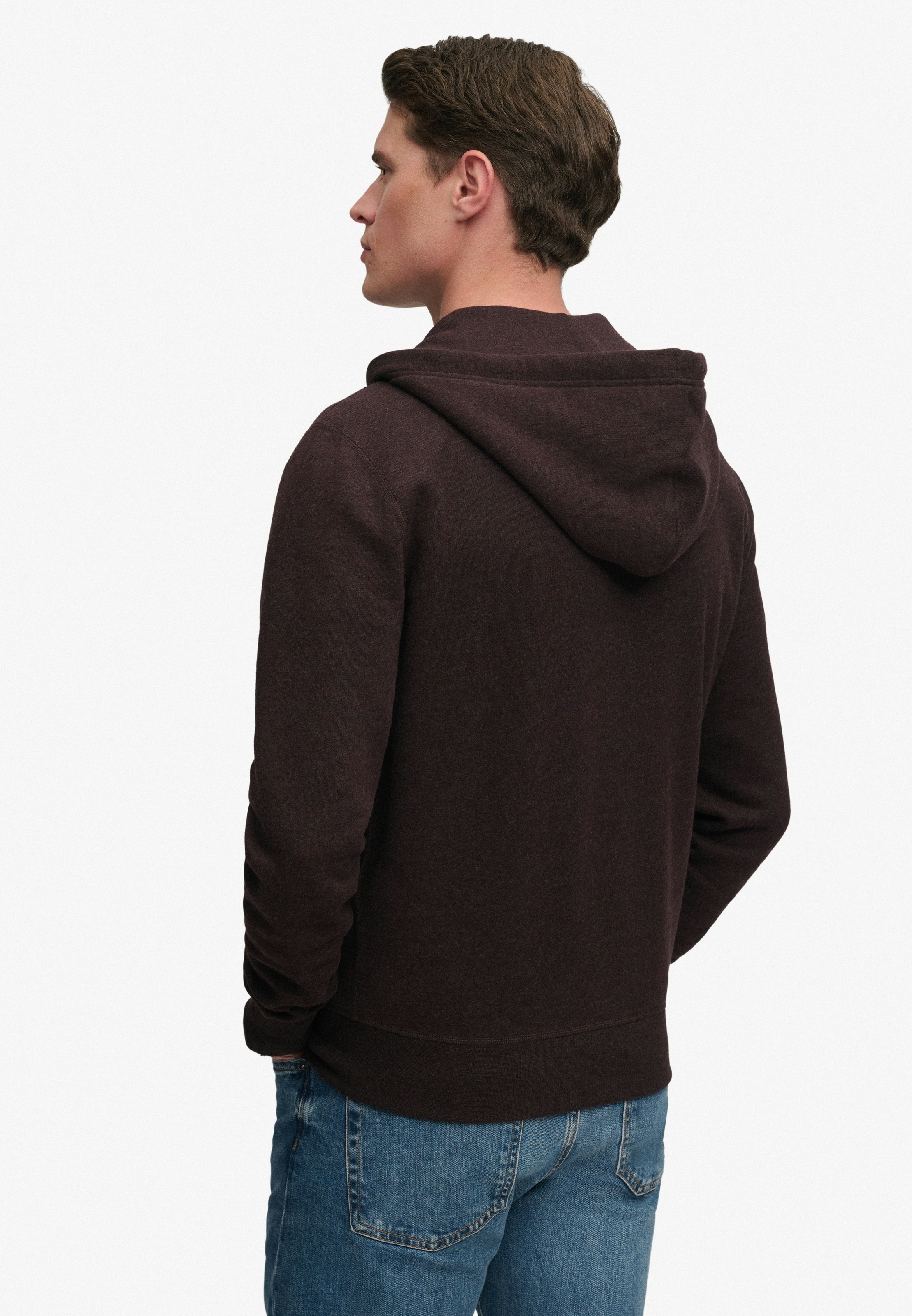 Superdry Kapuzensweatjacke »ESSENTIAL SDCO LOGO ZIPHOOD« Baumwollmischung, regular fit