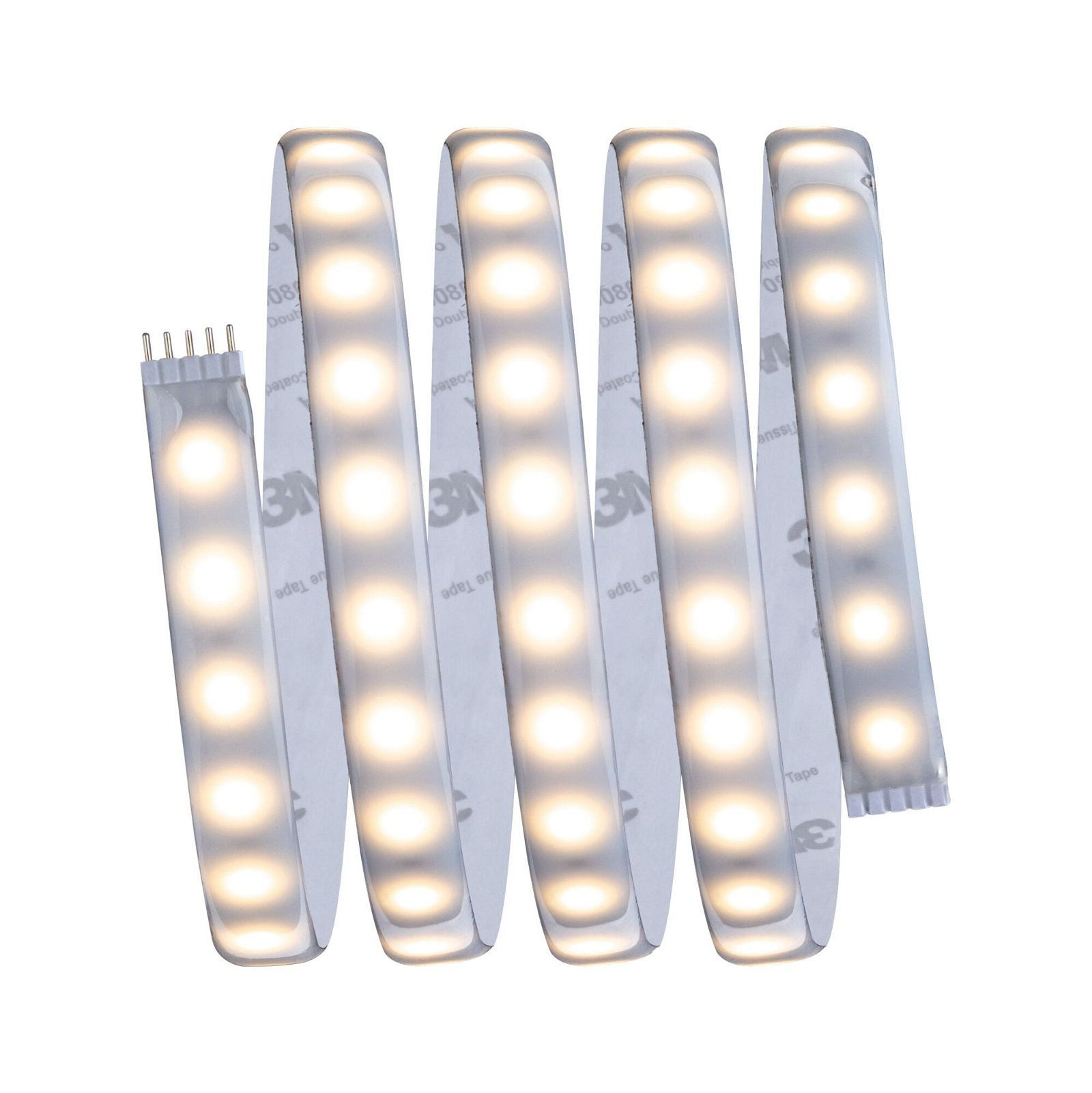 Paulmann LED-Streifen »MaxLED 500 Basisset 1,5m 9W 230/24V 20VA Silber Kunststoff«, 1 St.-flammig, IP44 Cover 2700K
