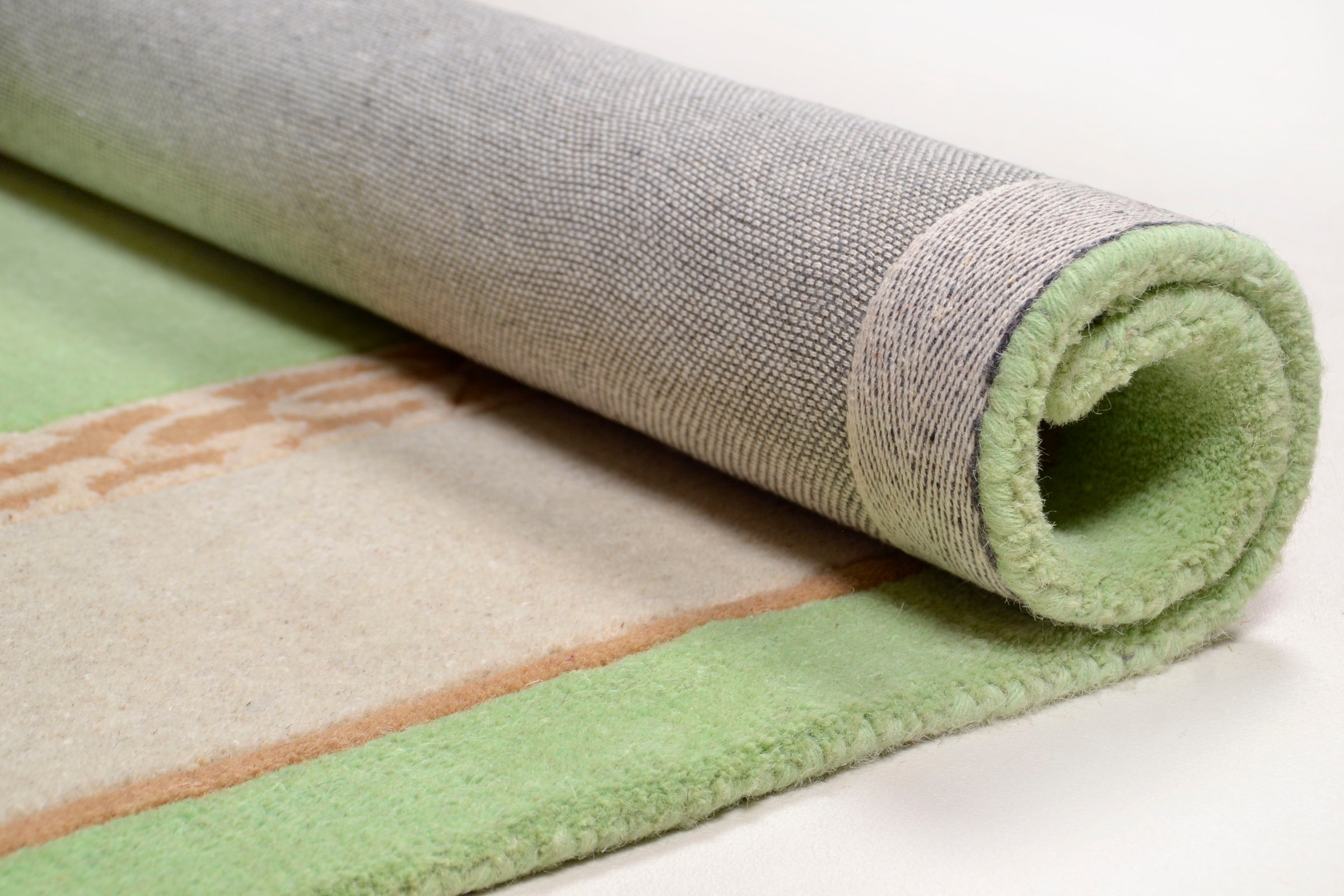 THEKO Wollteppich »Lifou« rechteckig 14 mm Höhe reine Wolle, handgewebt, mit Bordüre