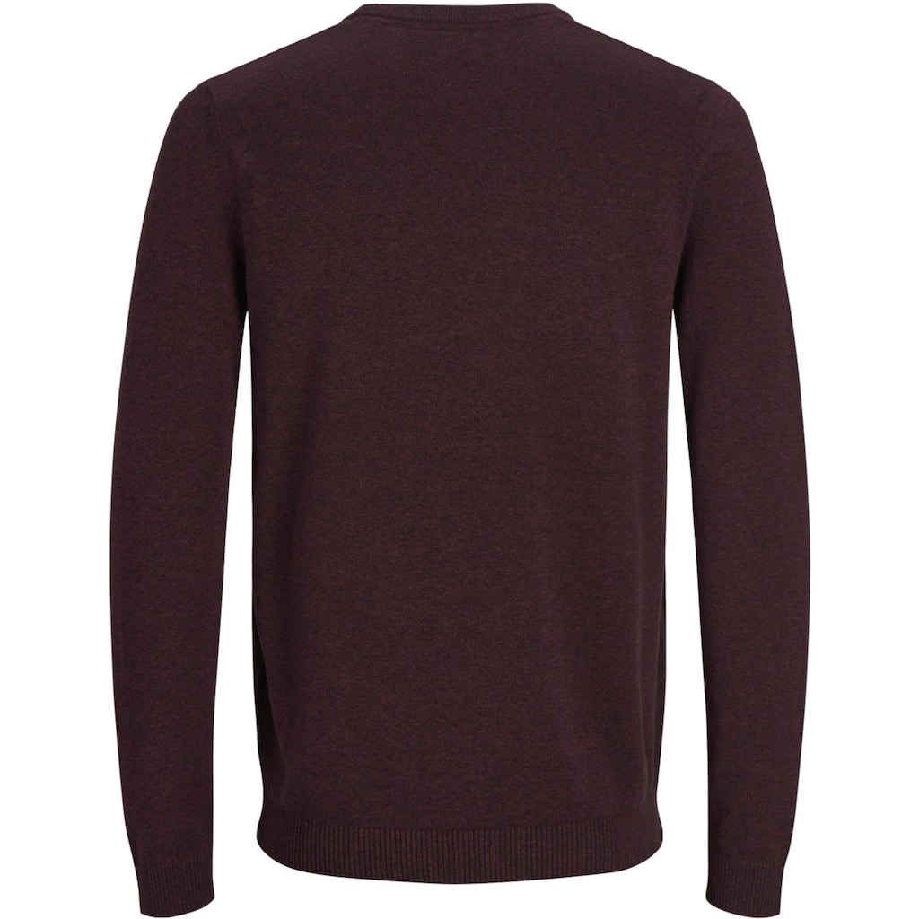 Jack & Jones Rundhalspullover »BASIC KNIT CREW NECK«