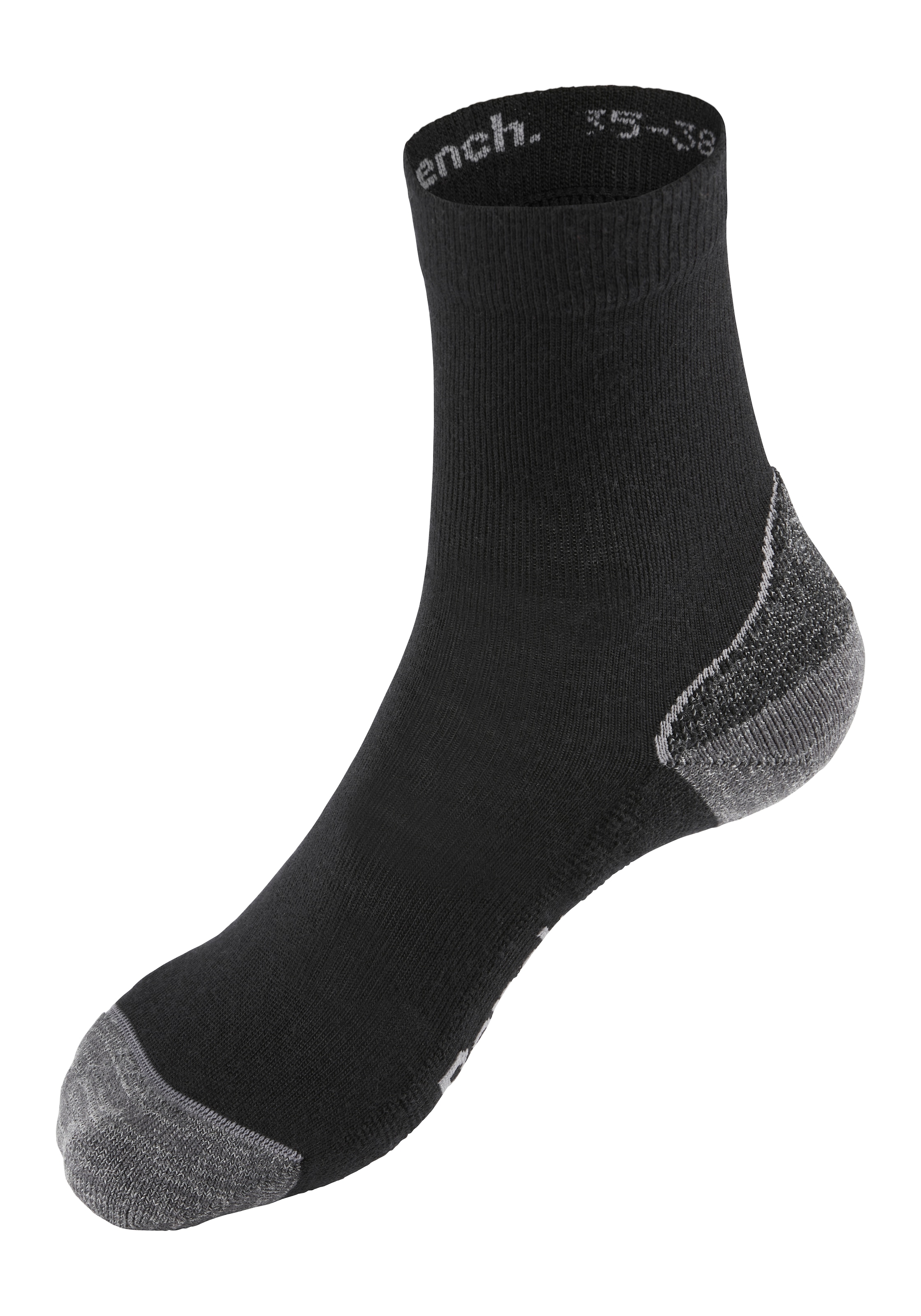 Bench. Wandersocken, (Packung, 2 Paar), Wollsocken aus flauschigem Material mit 51% Wolle