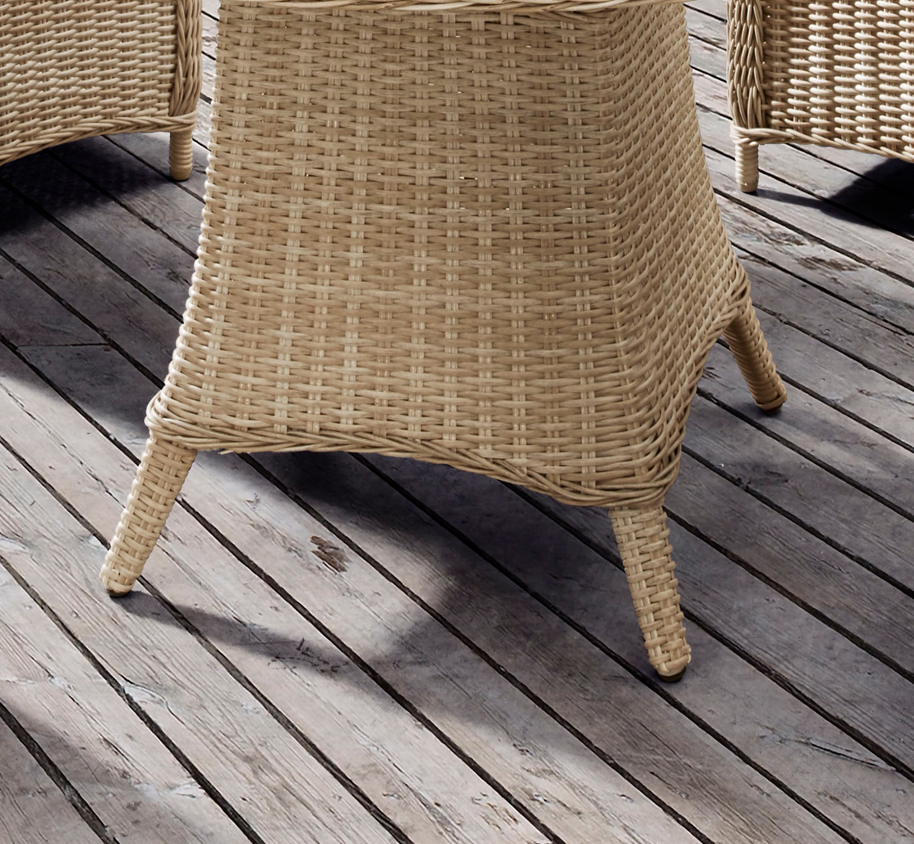 Destiny Garten-Essgruppe »LUNA«, (13 tlg., 4x Sessel, 1x Tisch, inkl. Auflagen), Aluminium, Polyrattan