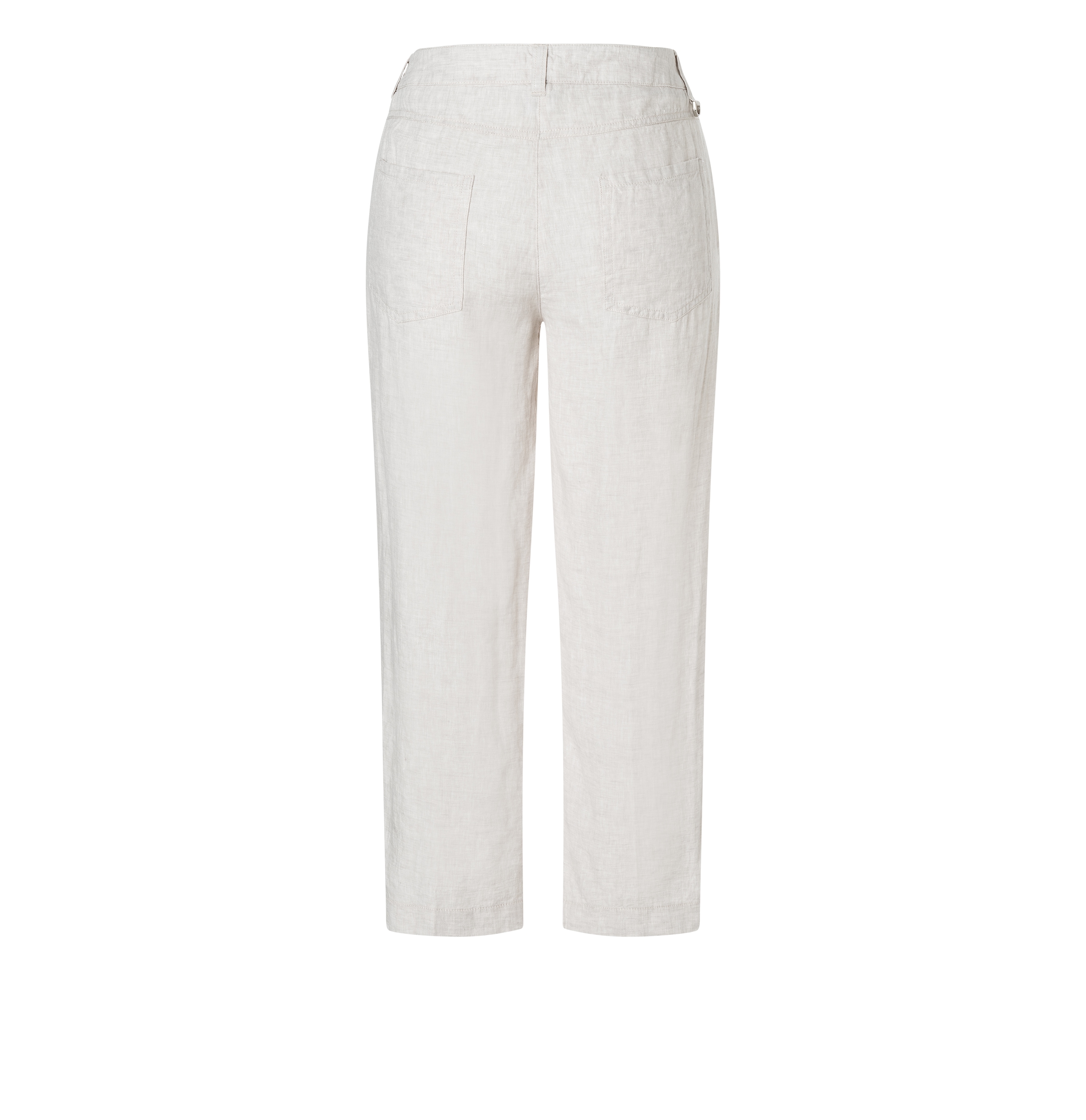 MAC Leinenhose »NORA cropped«, temperaturausgleichend und angenehm auf der Haut