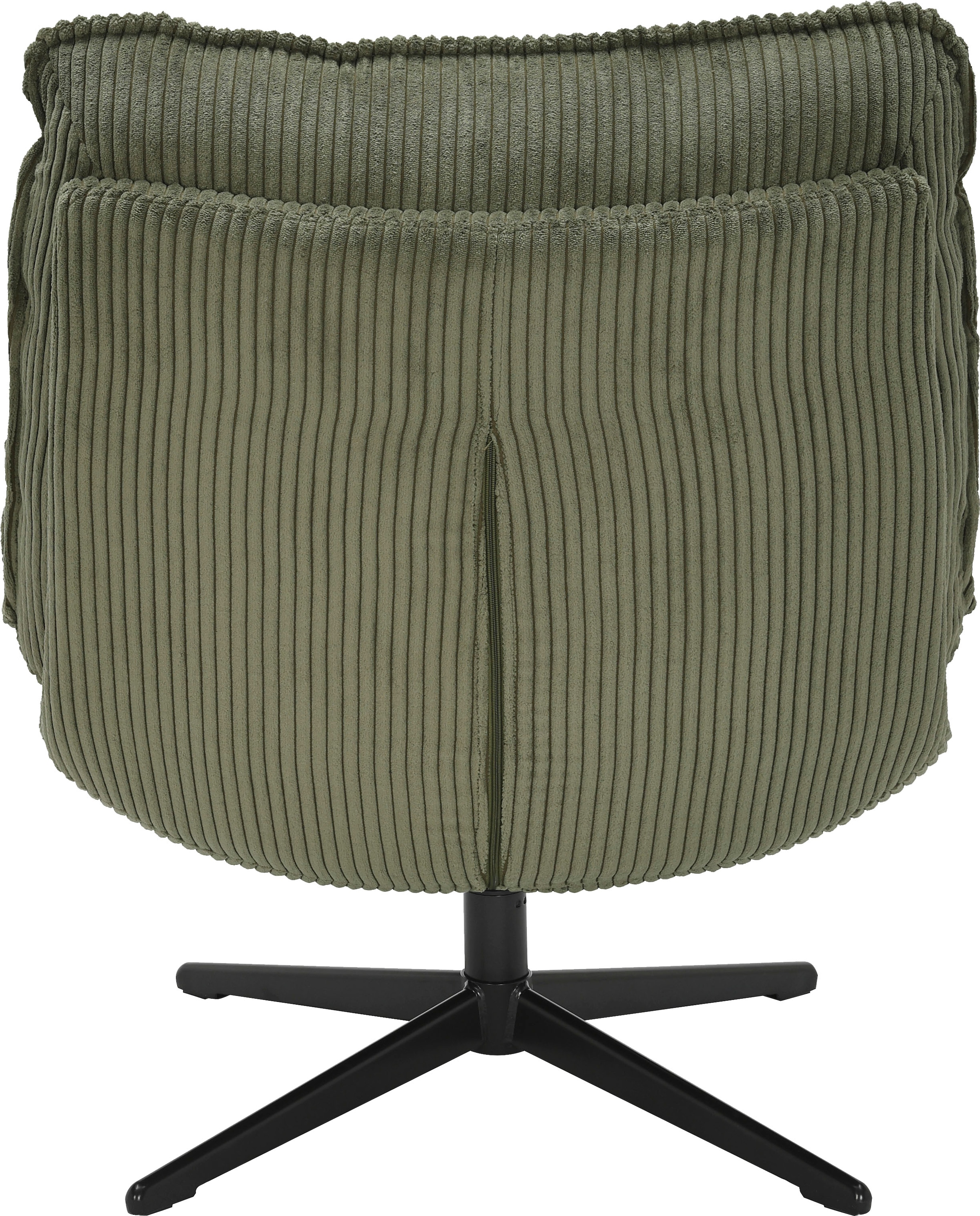 OTTO home Sessel »AVAA, Loungesessel im softem Cord-Bezug,« 360° Grad drehbar, Relax- und TV-Sessel