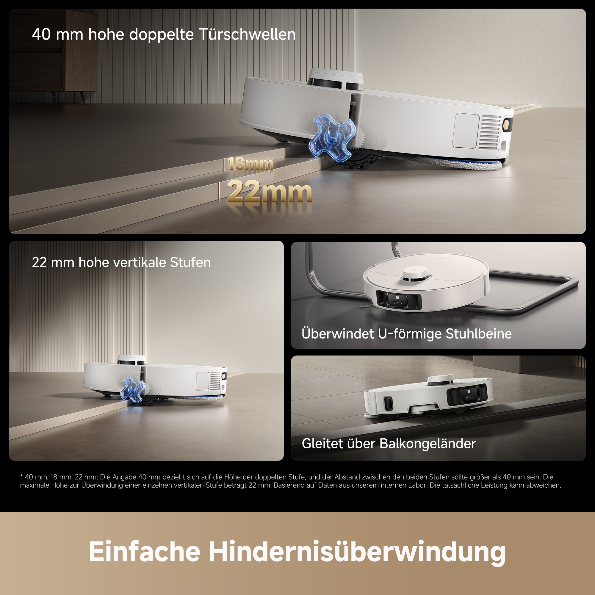 Dreame Saugroboter »Matrix10 Pro« Basisstation, App-Steuerung