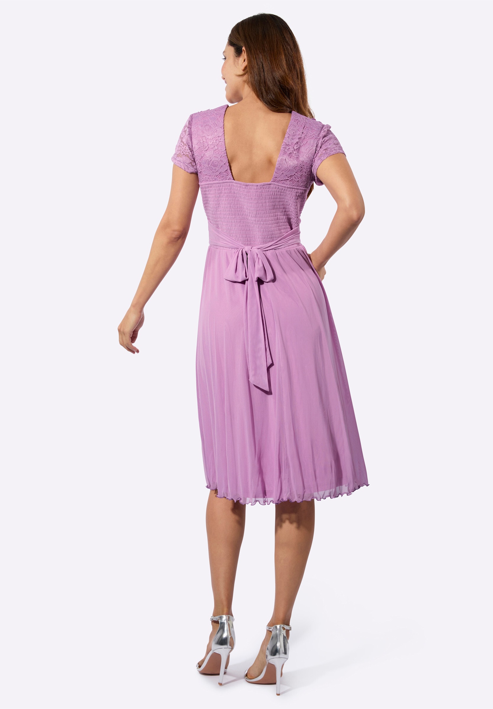 Witt Jerseykleid »Spitzen-Kleid Spitzenkleid mit Mesh-Partien« Ohne Taschen