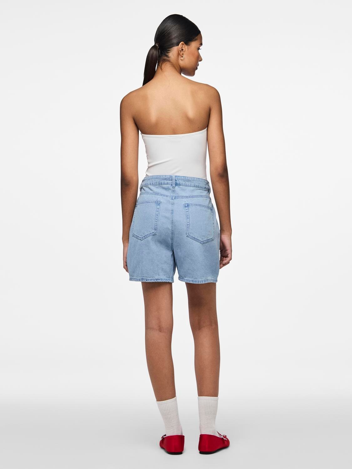pieces Jeansshorts »PCABBI MW SHORTS NOOS«