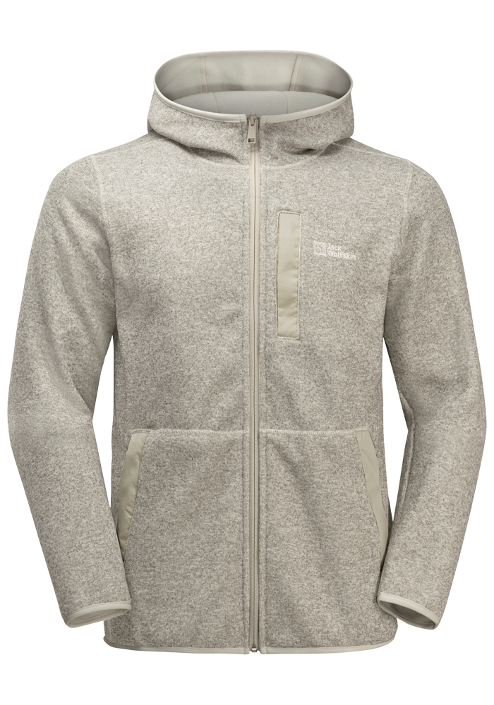 Jack Wolfskin Fleecejacke »TANNENSPUR HOODED JKT M«, mit Kapuze