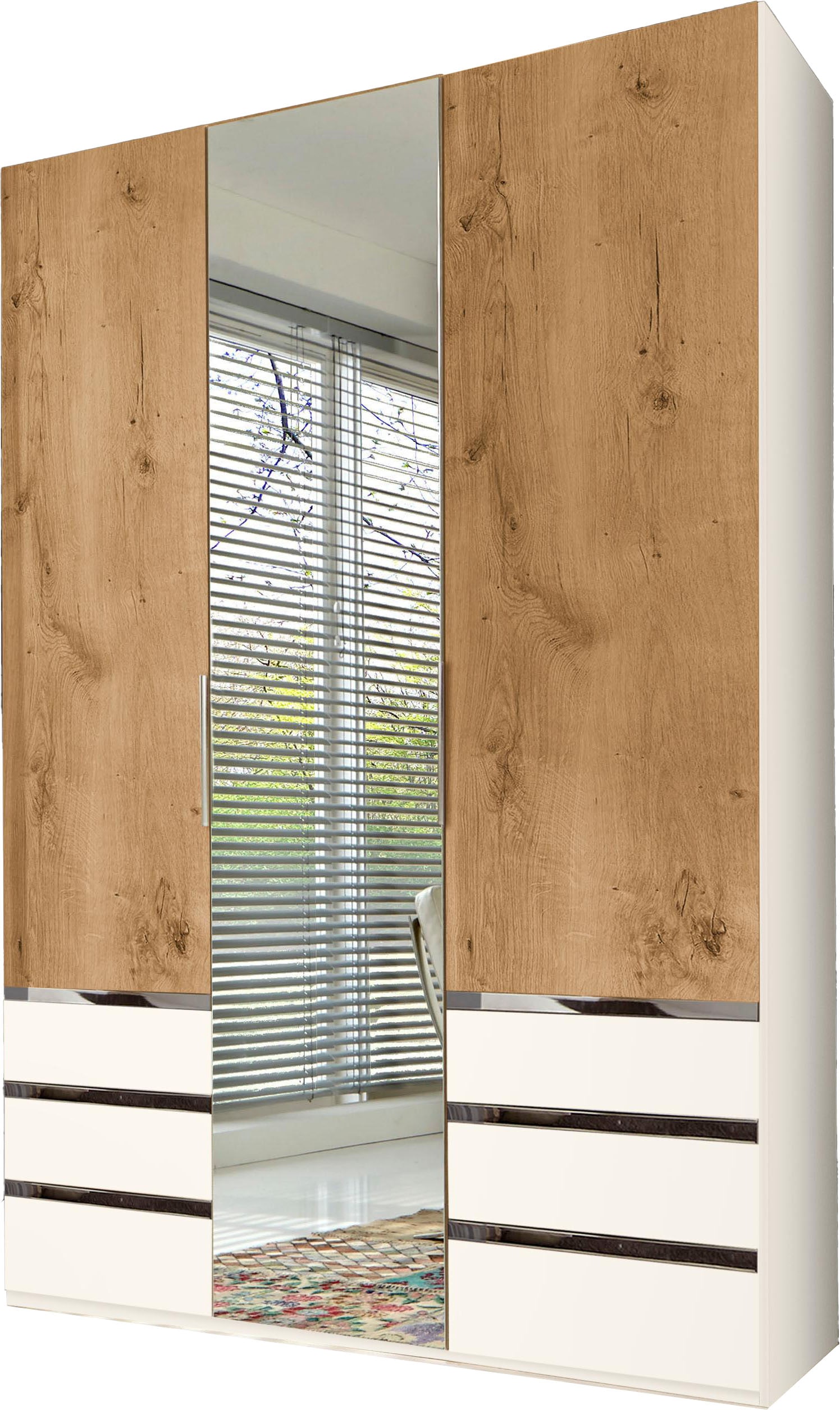 Wimex Kleiderschrank »Level by fresh to go«, mit Spiegeltüren und Schubladen