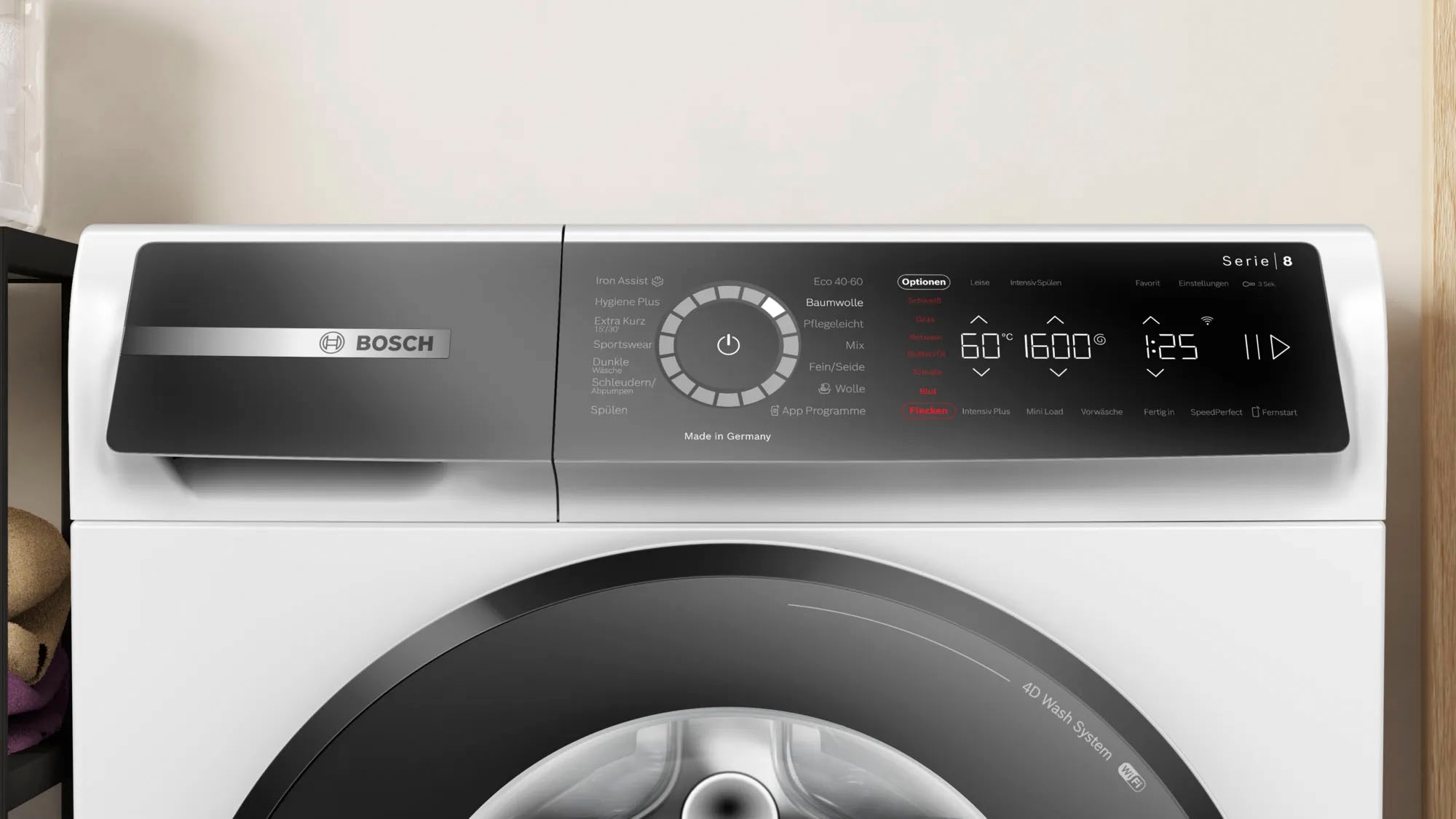 BOSCH Waschmaschine 8 »WGB246070«, 9 kg