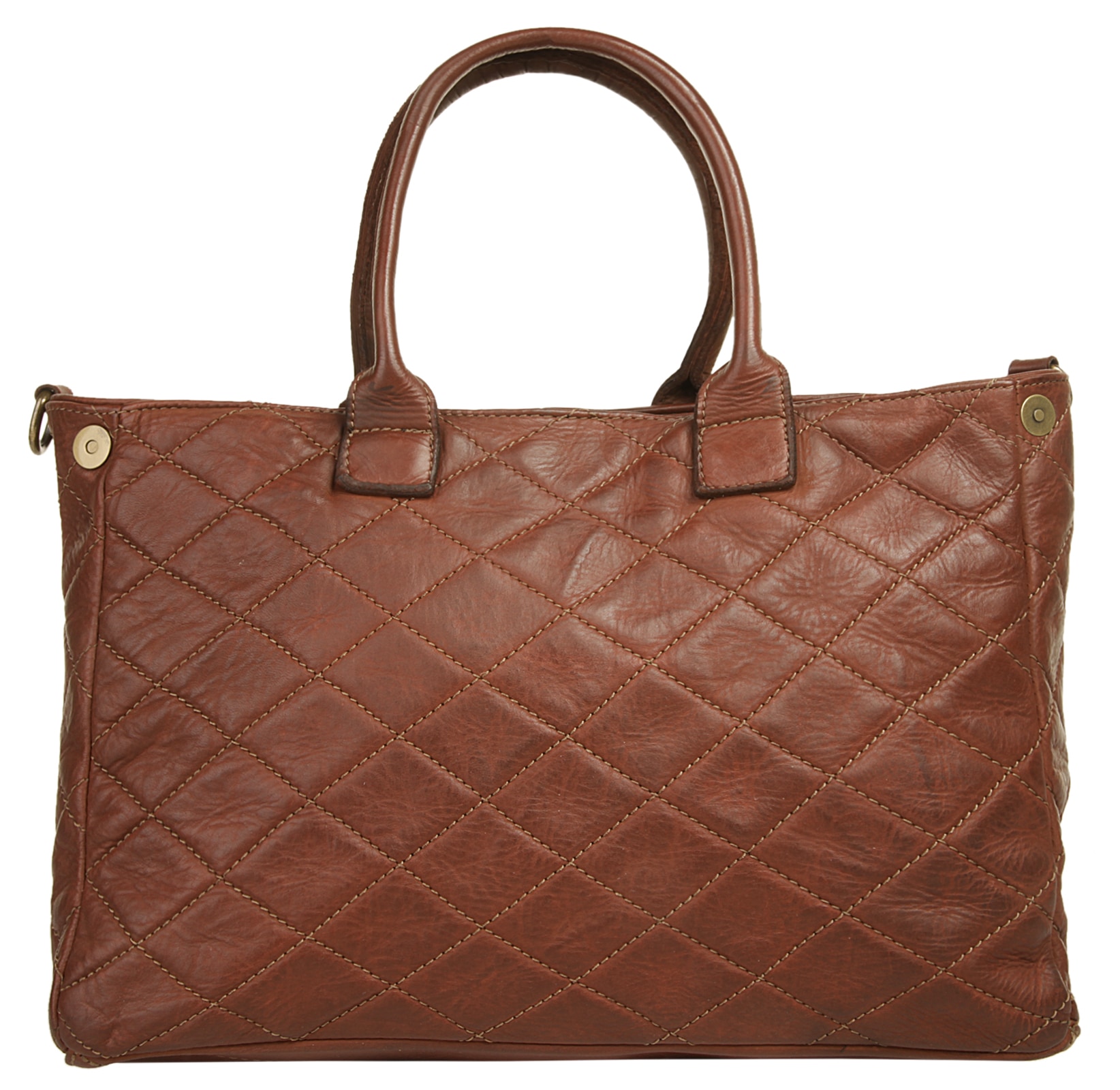 Samantha Look Henkeltasche, echt Leder, Made in Italy