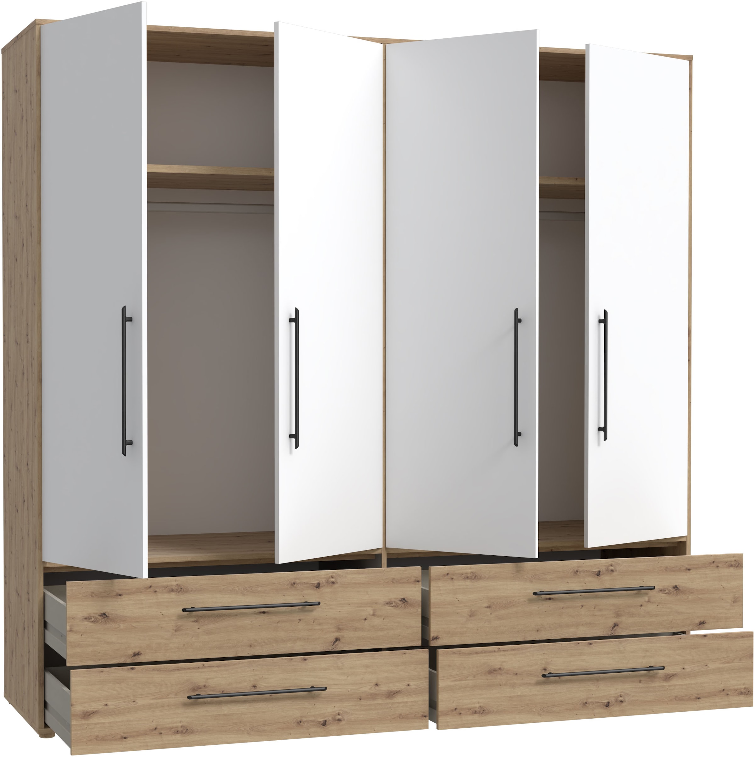 FORTE Drehtürenschrank, (B/H/T ca. 205,9x200,1x58,8cm)