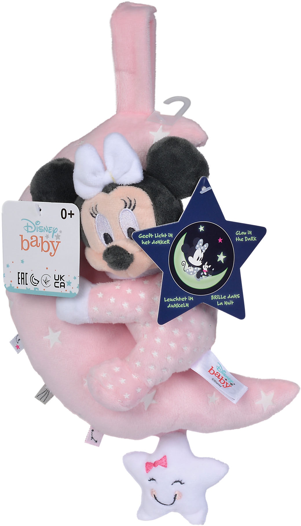 SIMBA Spieluhr »Disney Glow in the dark, Starry Night Minnie und Mond«, mit leuchtenden Elementen