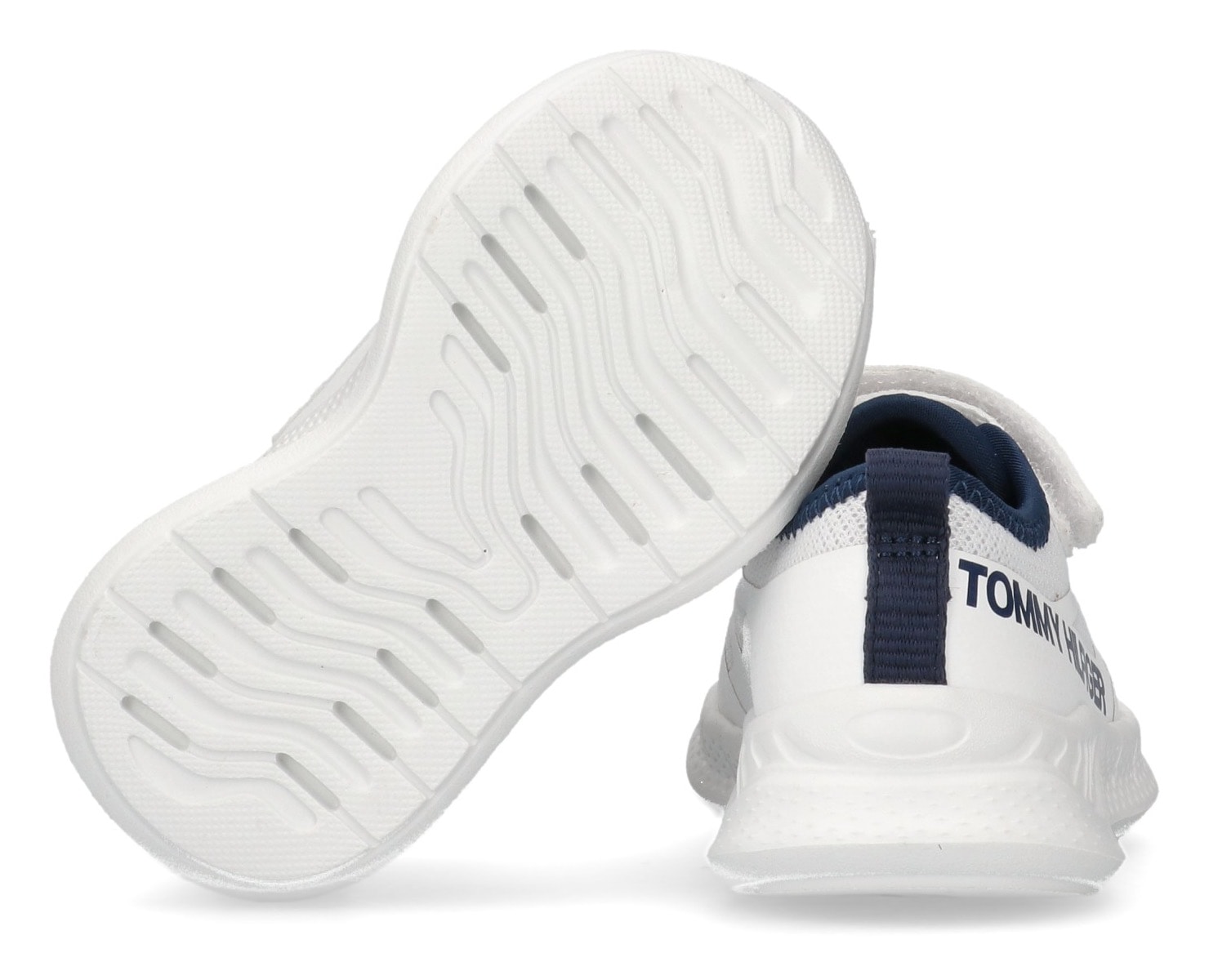 Tommy Hilfiger Sneaker, Slip-On Sneaker, Klettschuh mit großem Logoschriftzug