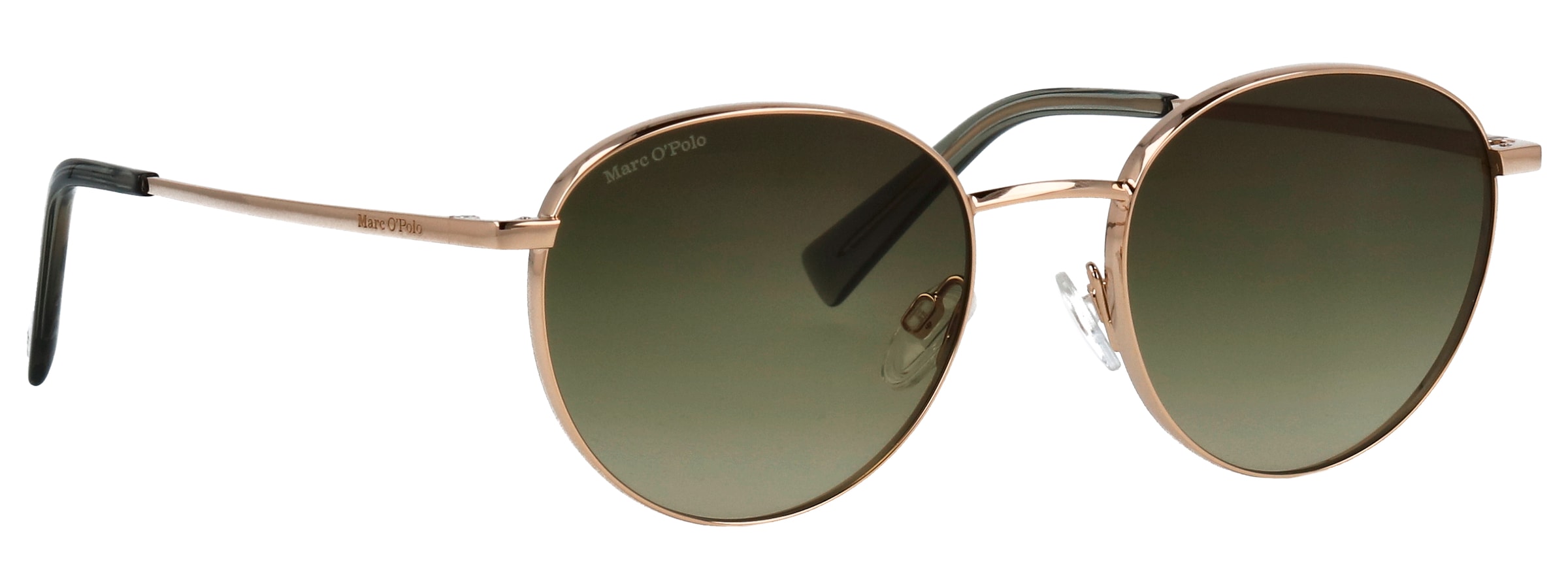 Marc O'Polo Sonnenbrille »Modell 505123« Form Panto, Logoschriftzug auf Bügel, Metallfassung