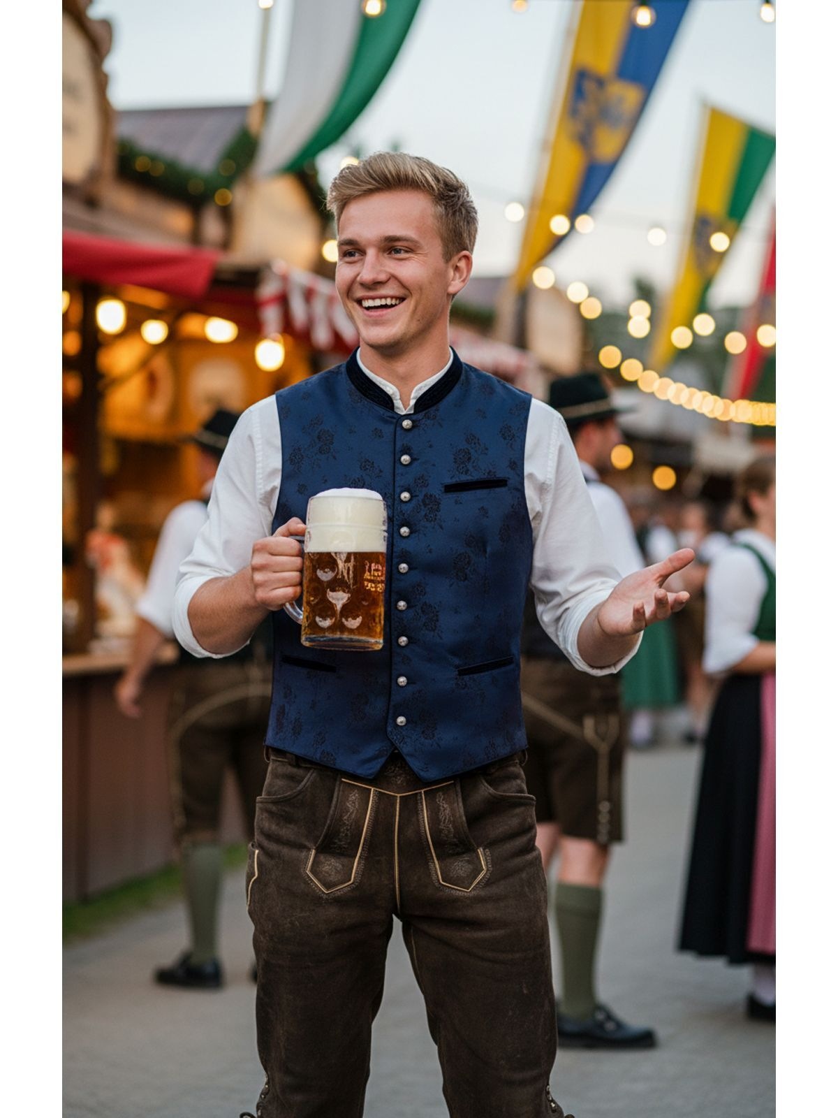 Country Maddox Trachtenweste »Weste HERSBERG«