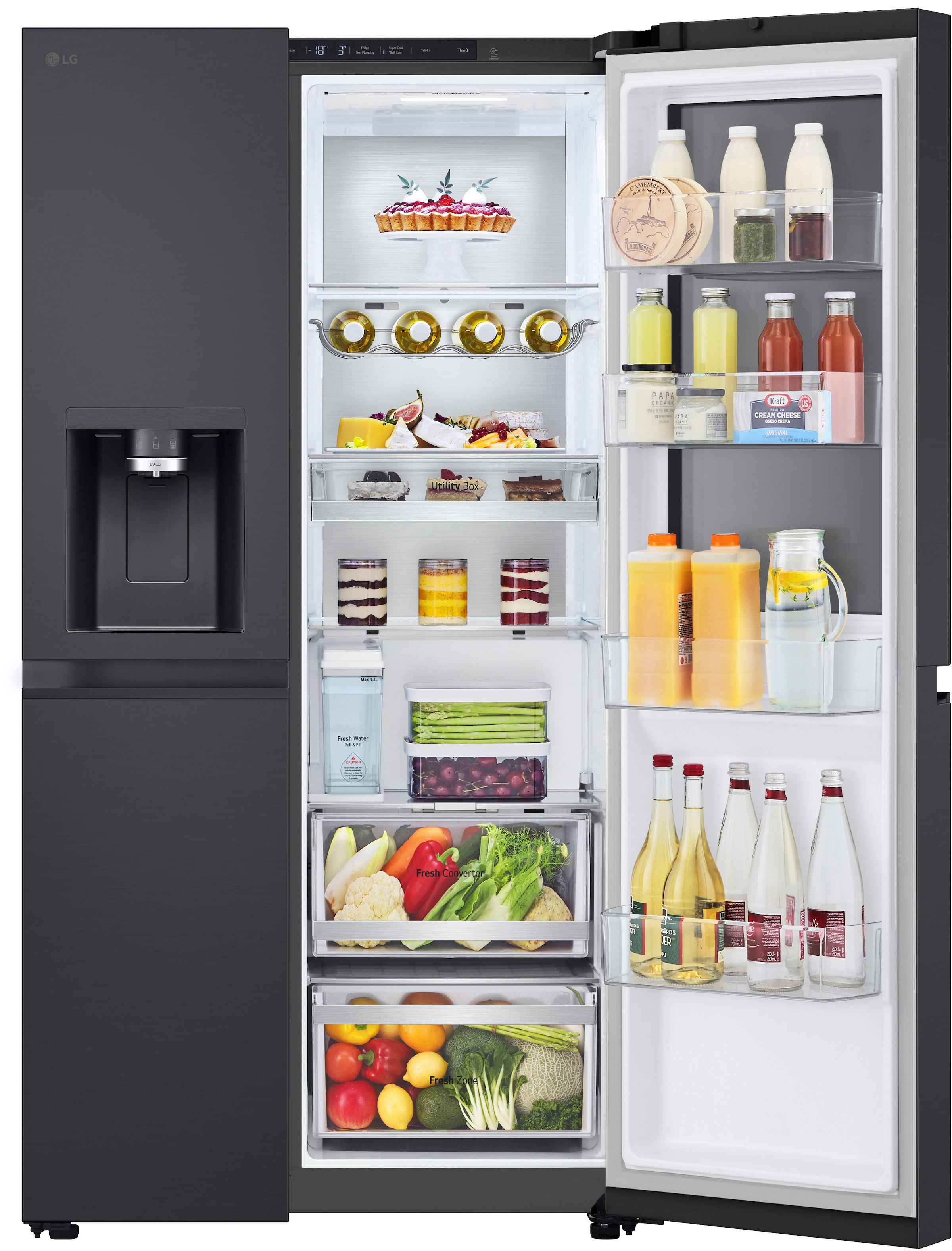 LG Side-by-Side »GSGE91EVAC« 179 cm hoch 91,3 cm breit