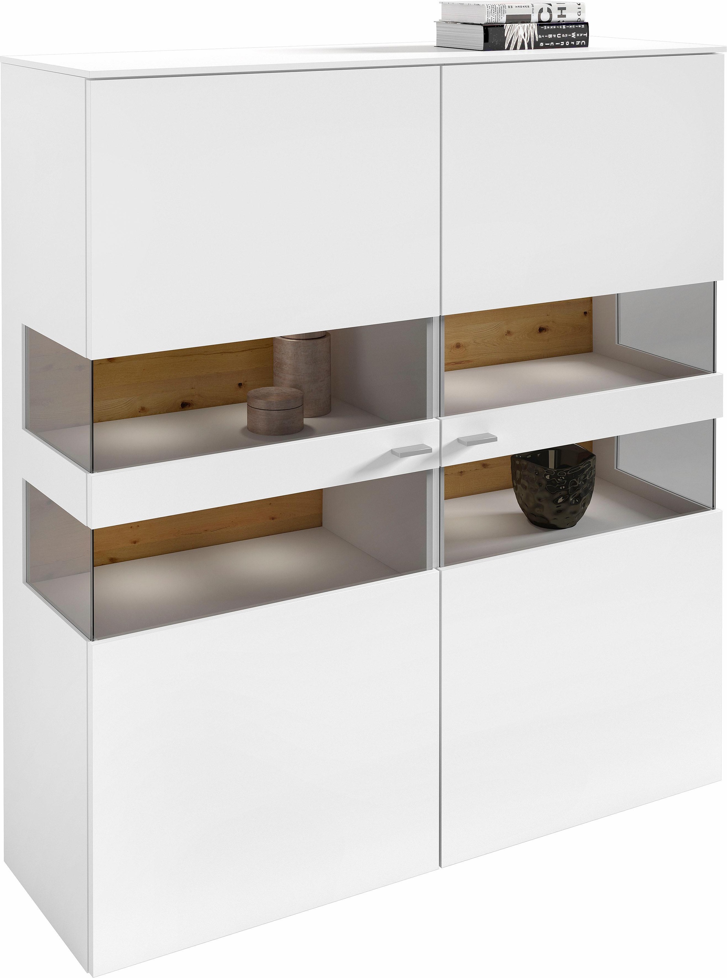 GWINNER Highboard »ANZIO AI51«, Stauraum, wahlweise mit Beleuchtung, Made in Germany,... kaufen
