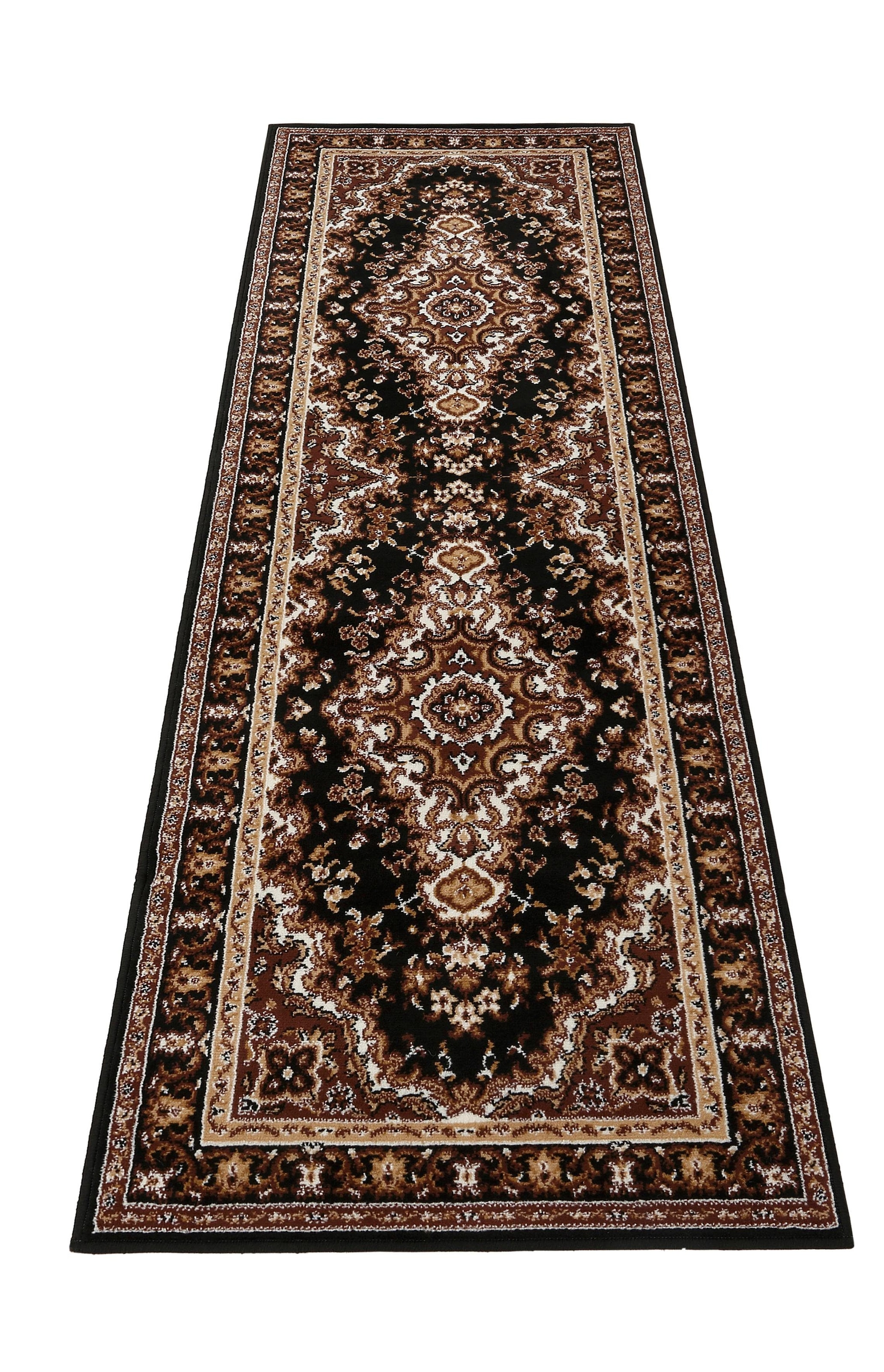 my home Läufer »Oriental, Made in Belgium«, rechteckig, 7 mm Höhe, Läufer, Brücke, Kurzflor, Orient-Optik, mit Bordüre, gewebt