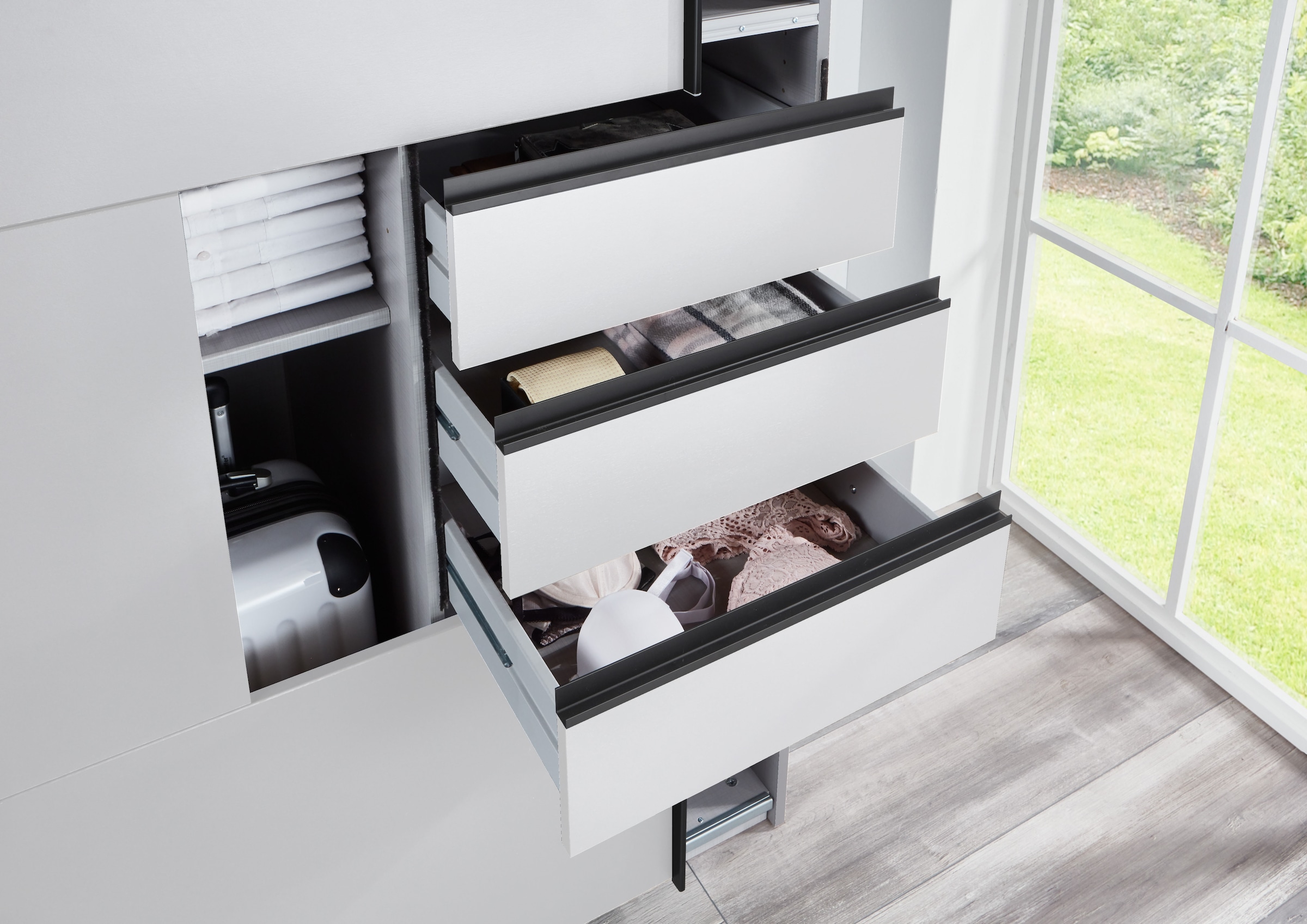 Wimex Schwebetürenschrank »Saigon« mit Spiegeltür, 2 Türen, 225cm breit