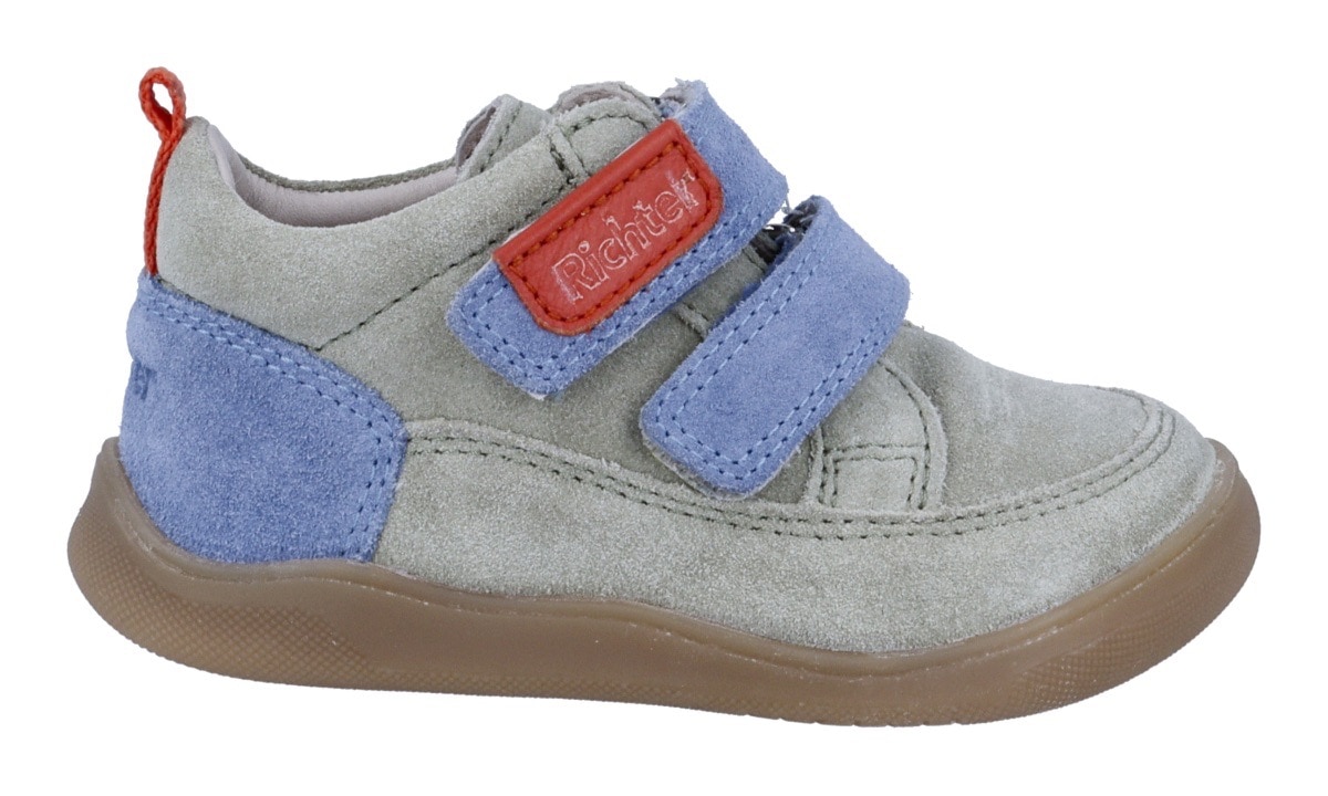 Richter Barfußschuh »Samy«  Kinderschuh im Konstrastlook, Größenschablone zum Download