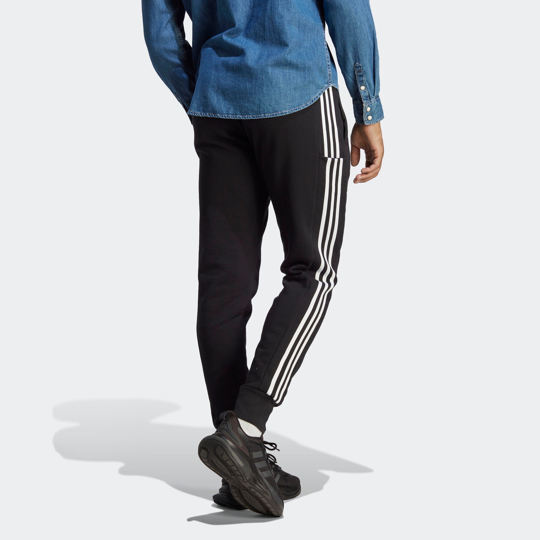 adidas Sportswear Sporthose TERRY CUFF (1 HOSE«, 3STREIFEN tlg.) bei »ESSENTIALS FRENCH TAPERED