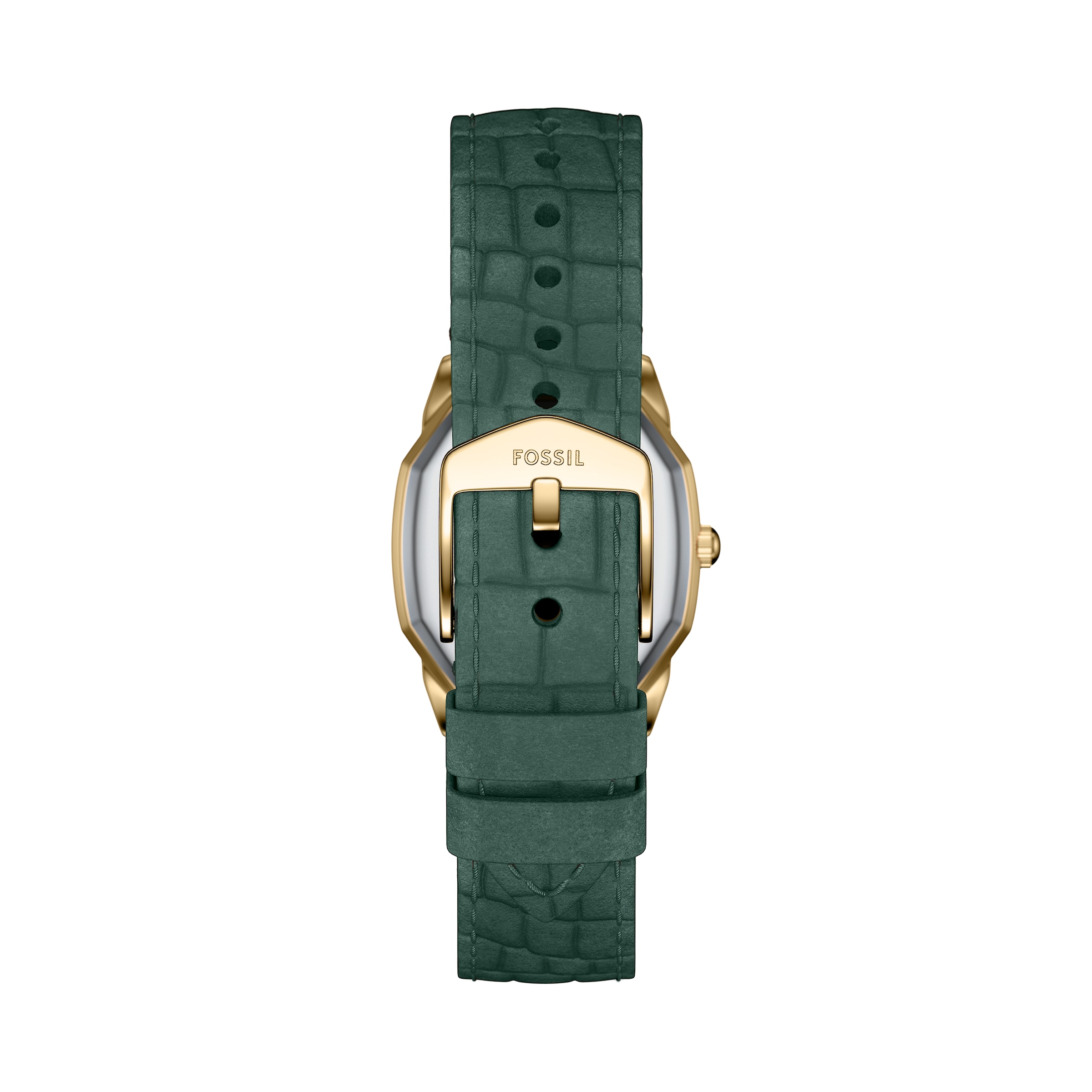 Fossil Quarzuhr »HARLOW« Armbanduhr, Damenuhr, Lederarmband, analog