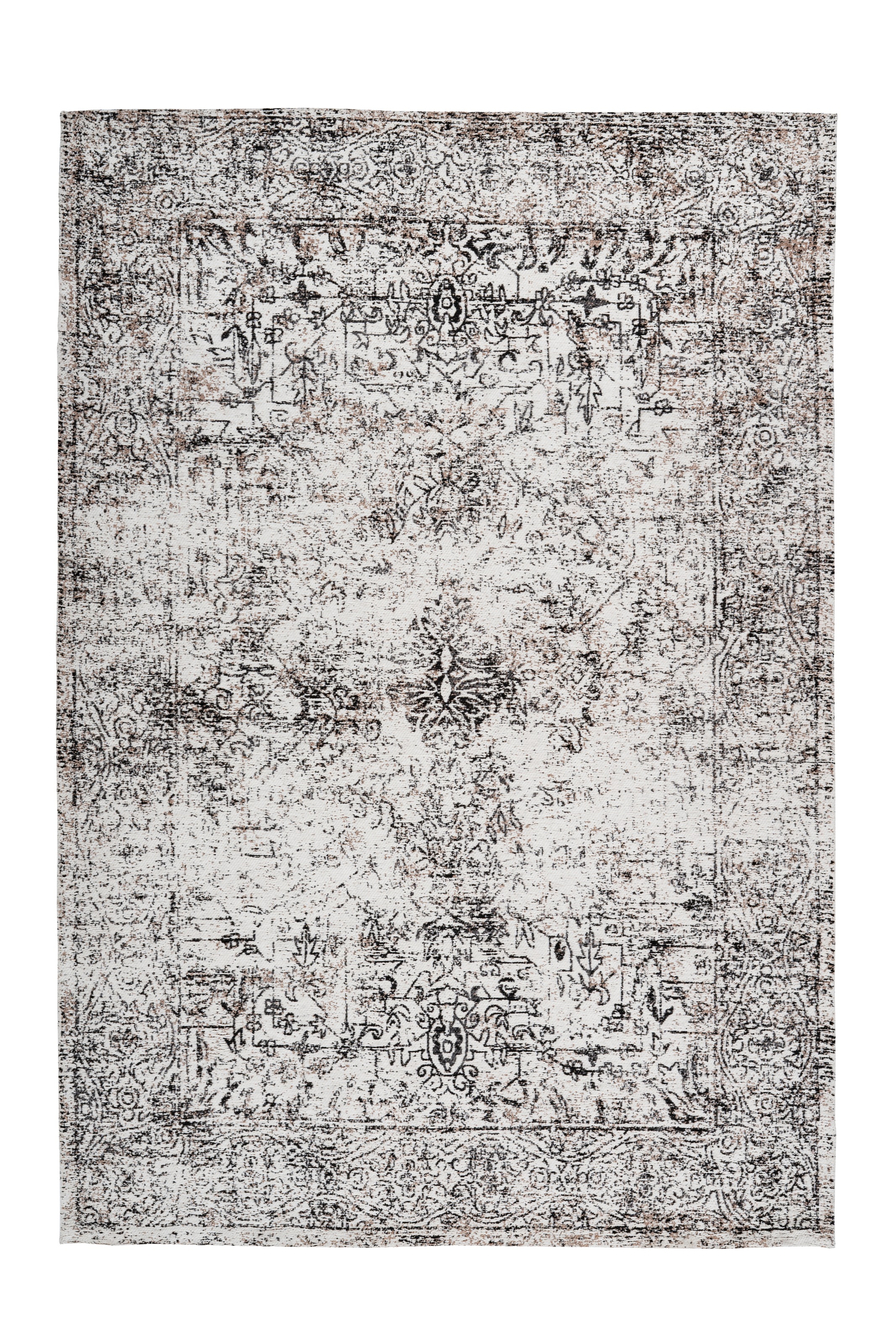 Arte Espina Teppich »Iglesia 500«, rechteckig, 10 mm Höhe, Jacquard-Teppich, dezente Farbwahl, Rücken aus 100 % Baumwolle