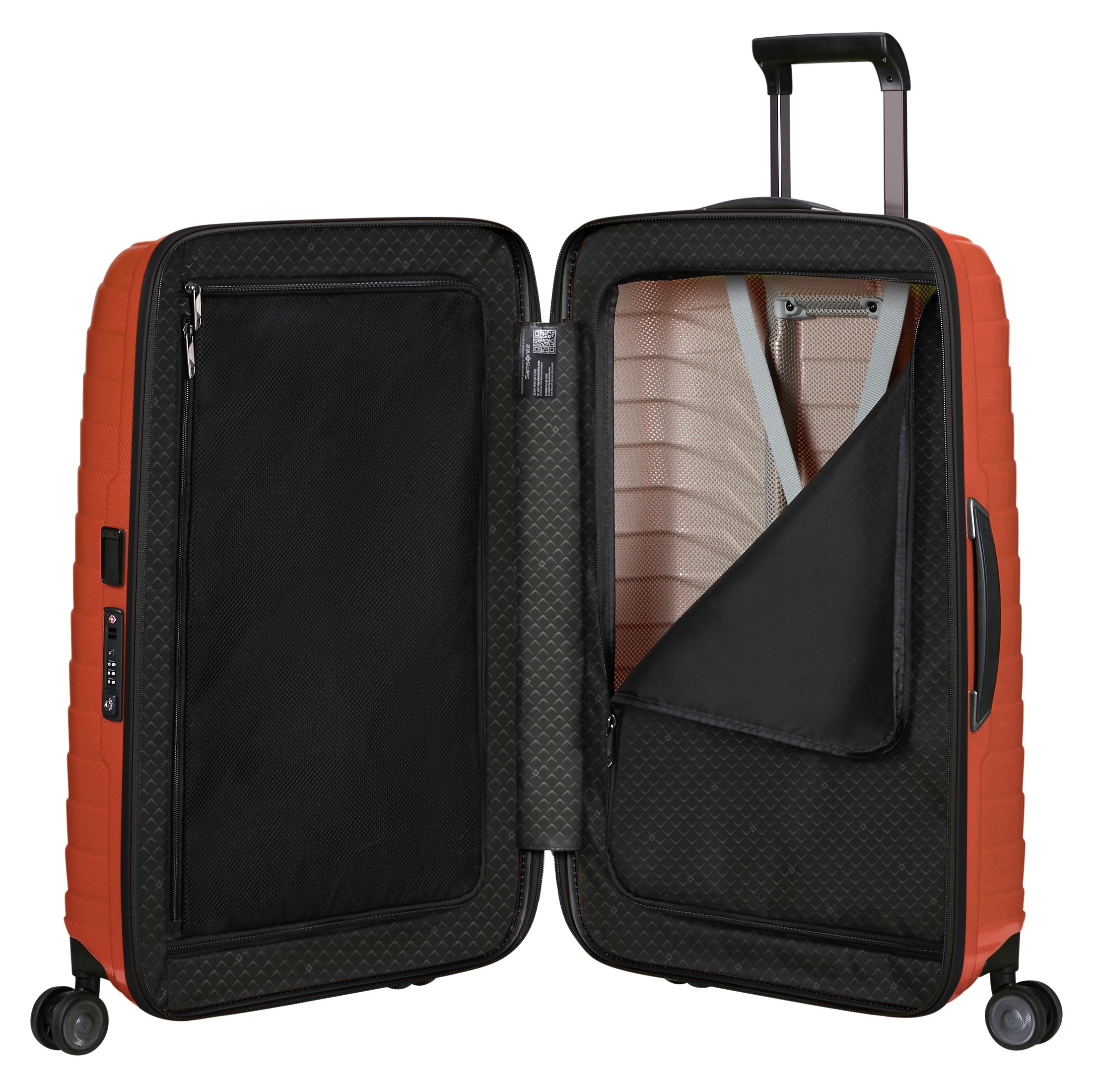 Samsonite Hartschalen-Trolley »PROXIS, verschiedene Größen und Farben«, 4 Rollen, Trolley Reisegepäck Hartschalenkoffer Reisekoffer TSA-Zahlenschloss