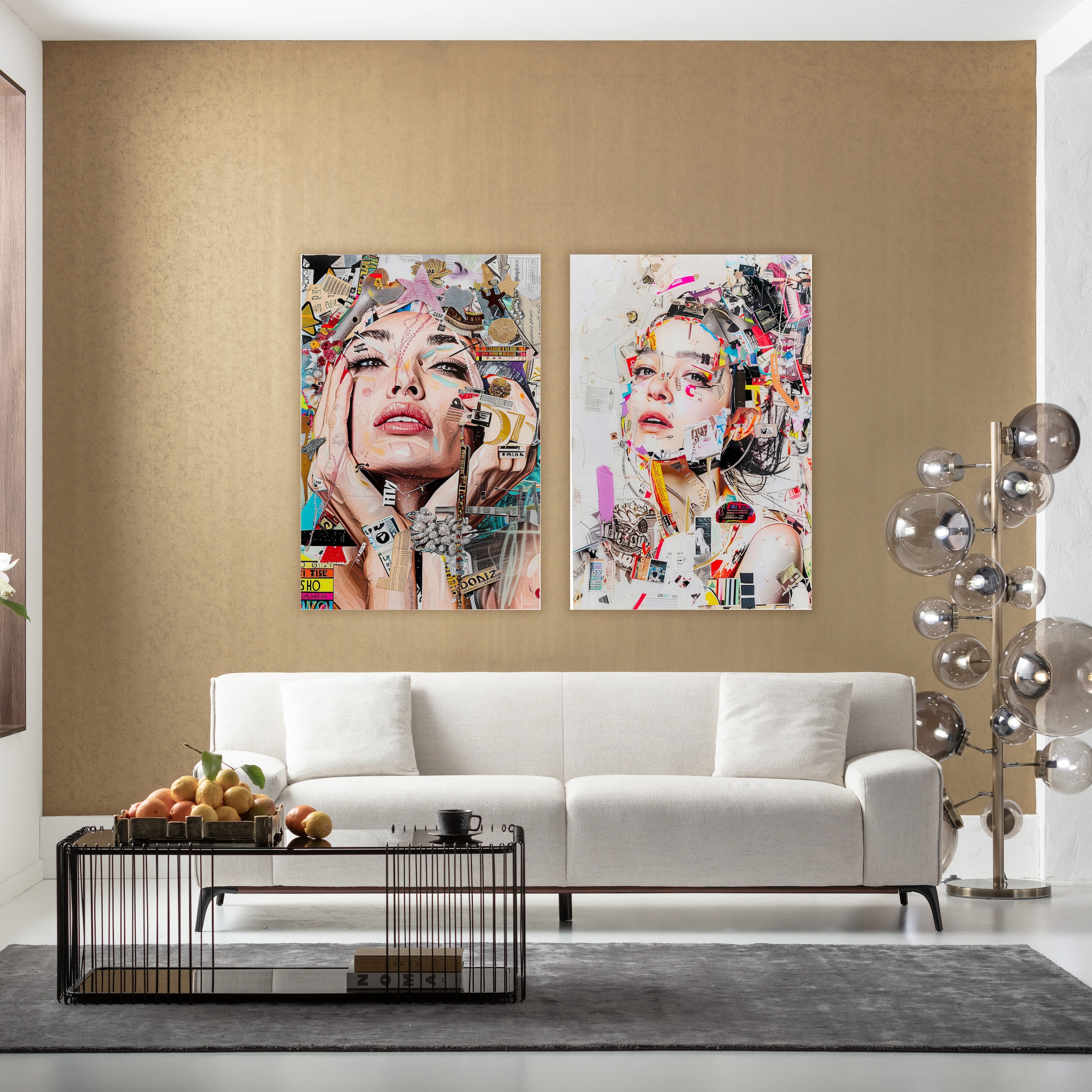 Kare Design Glasbild »Artsy Portrait 80x120cm« 1, 