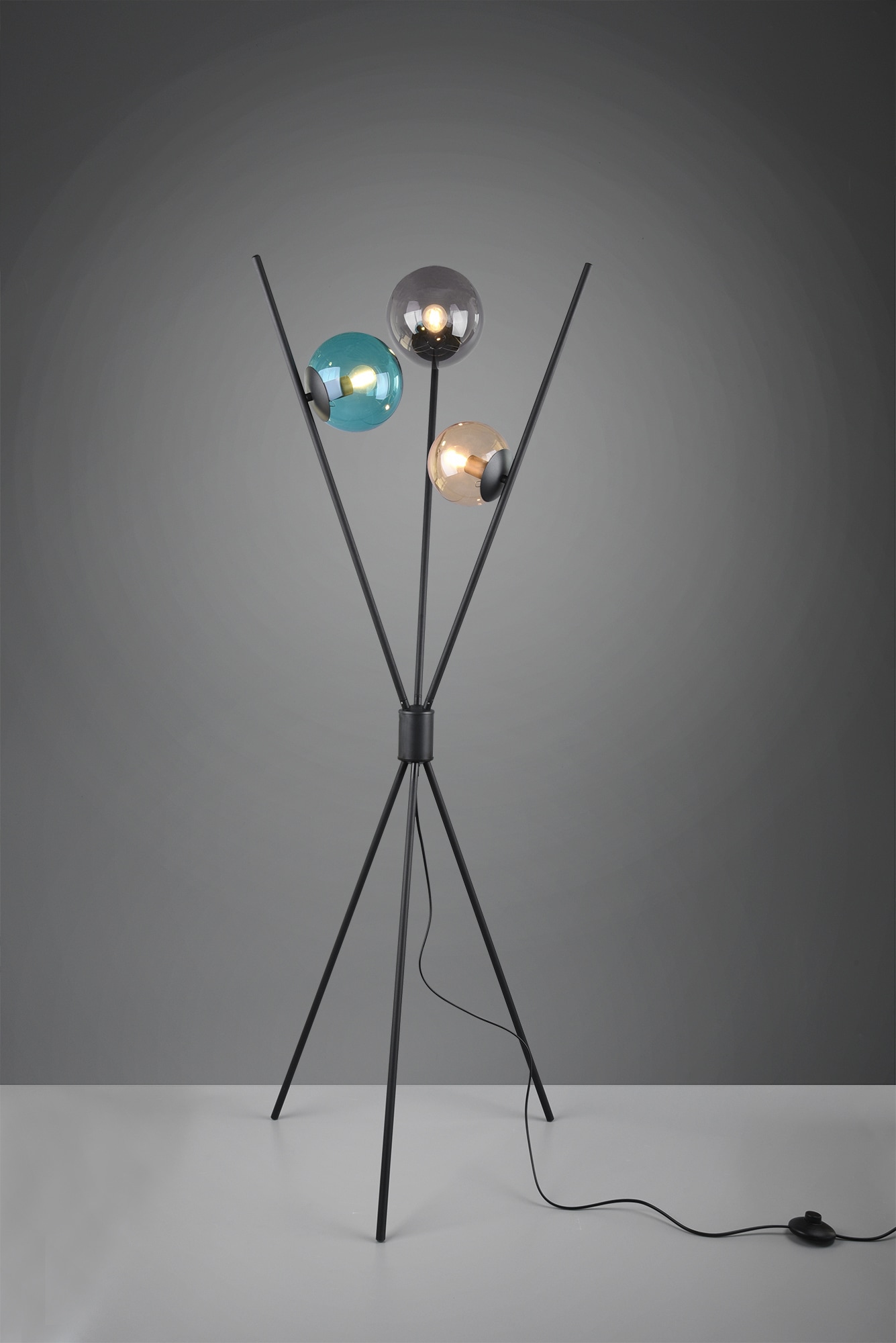 TRIO Leuchten Stehlampe »Lance«, 3 Fußschalter, Garantie tauschbar kaufen online Jahren Leuchtmittel 3 | flammig-flammig, XXL mit