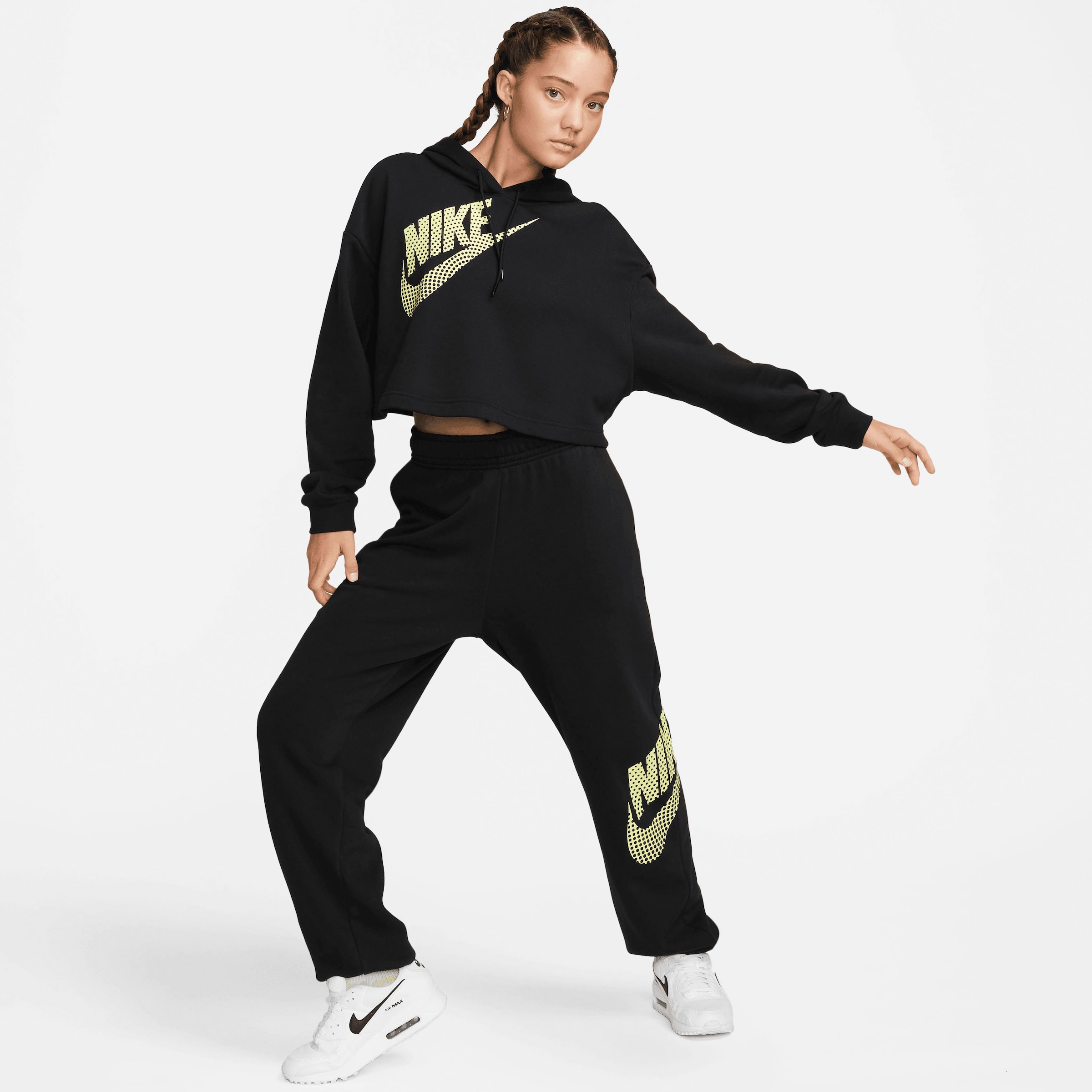 Nike PO Sportswear HOODIE »W NSW Kapuzensweatshirt DNC« FLC CROP bei